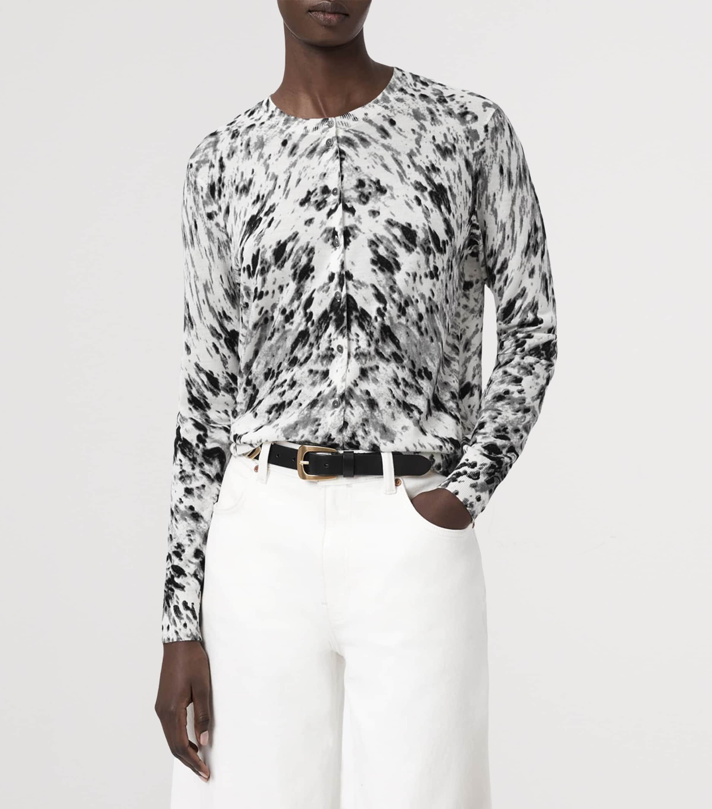 Wool Slim Anouk Cardigan CANTER ECRU WHITE Image 3