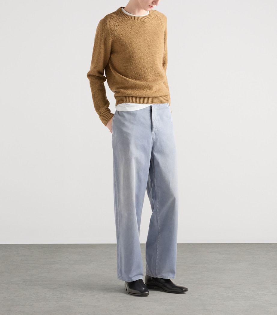 Cotton Gabardine Jeans F0E1Y Image 2