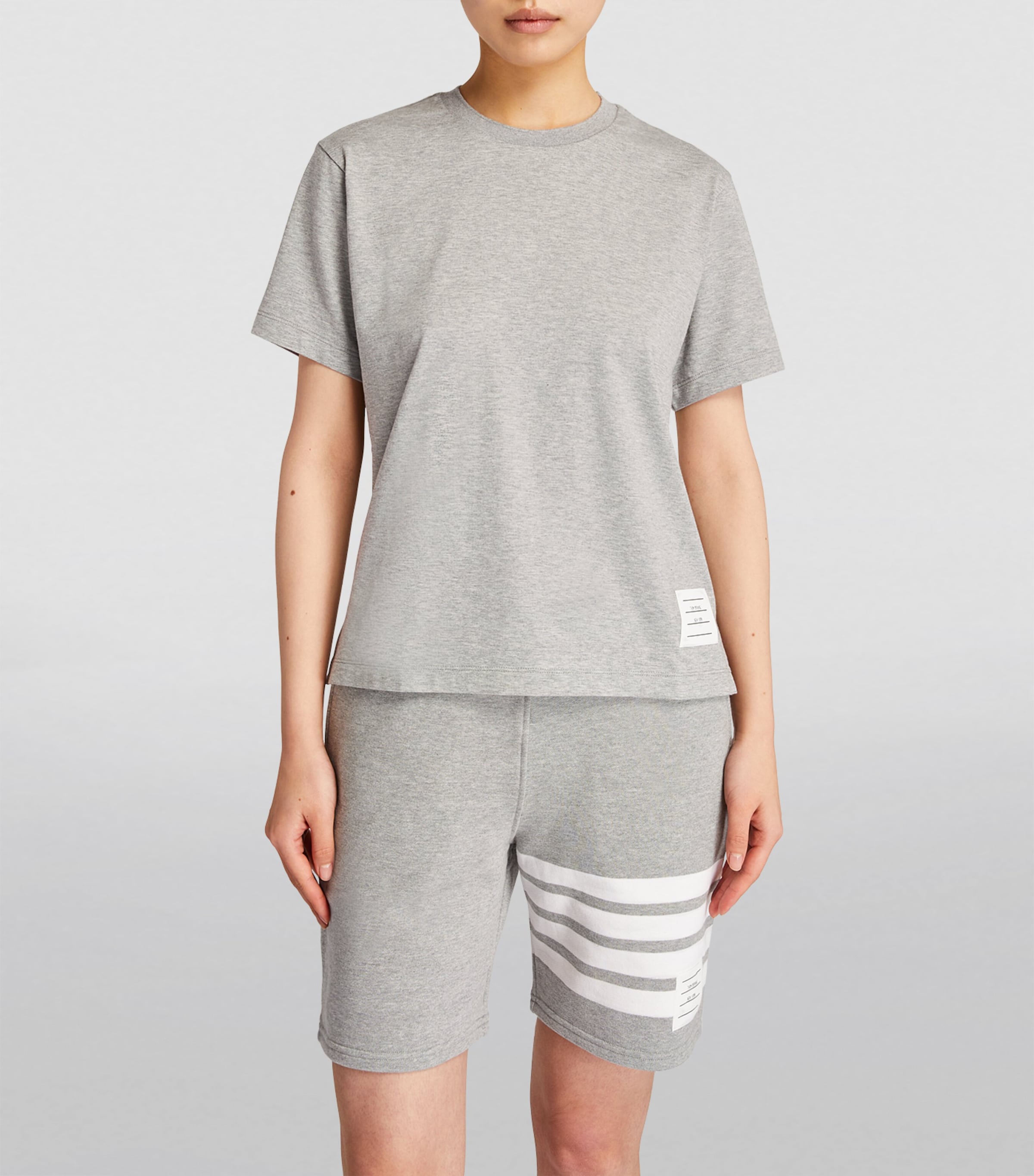 Name Patch T-Shirt LT GREY Image 3