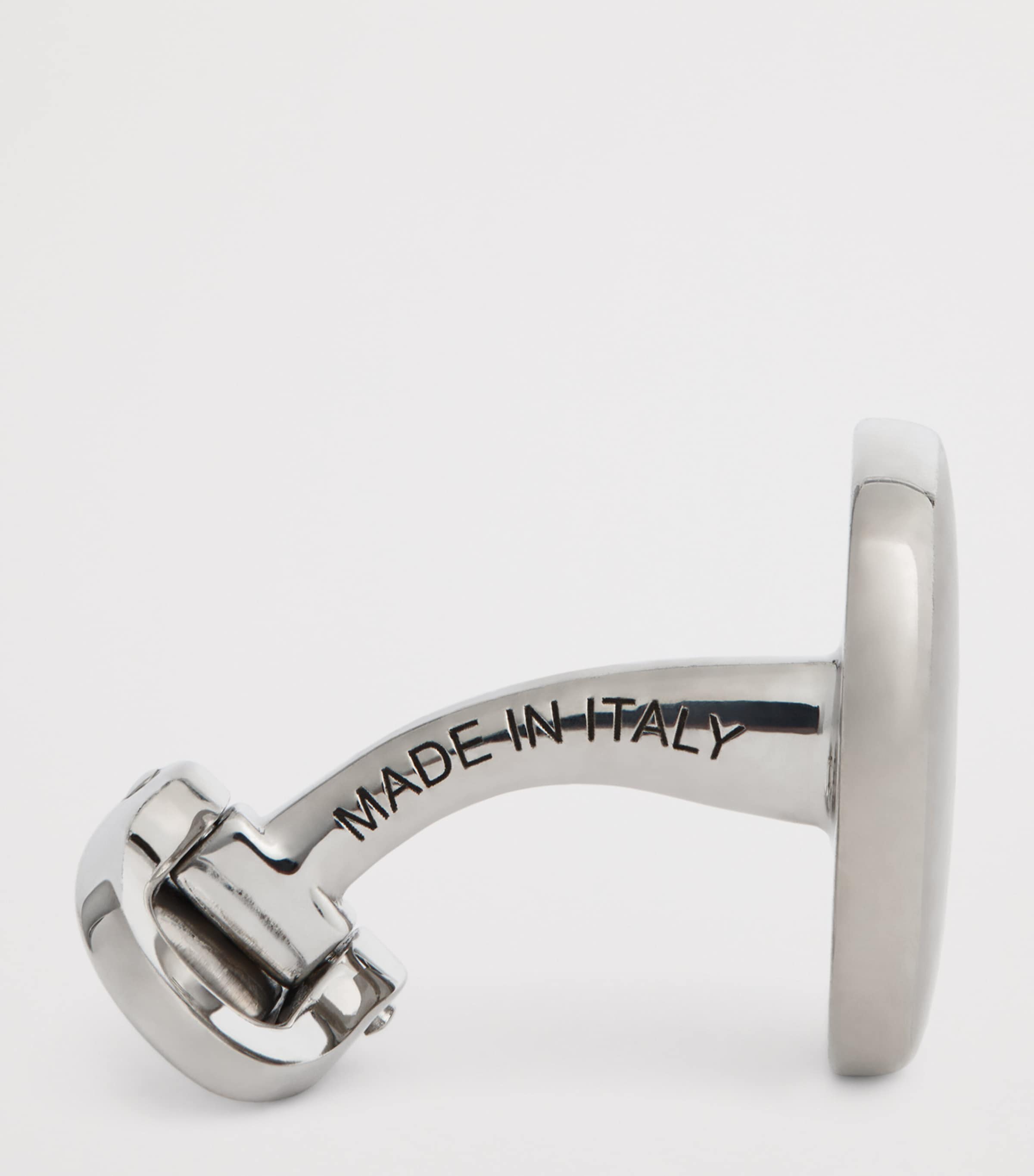 Sterling Silver Round Cufflinks 17 Image 4