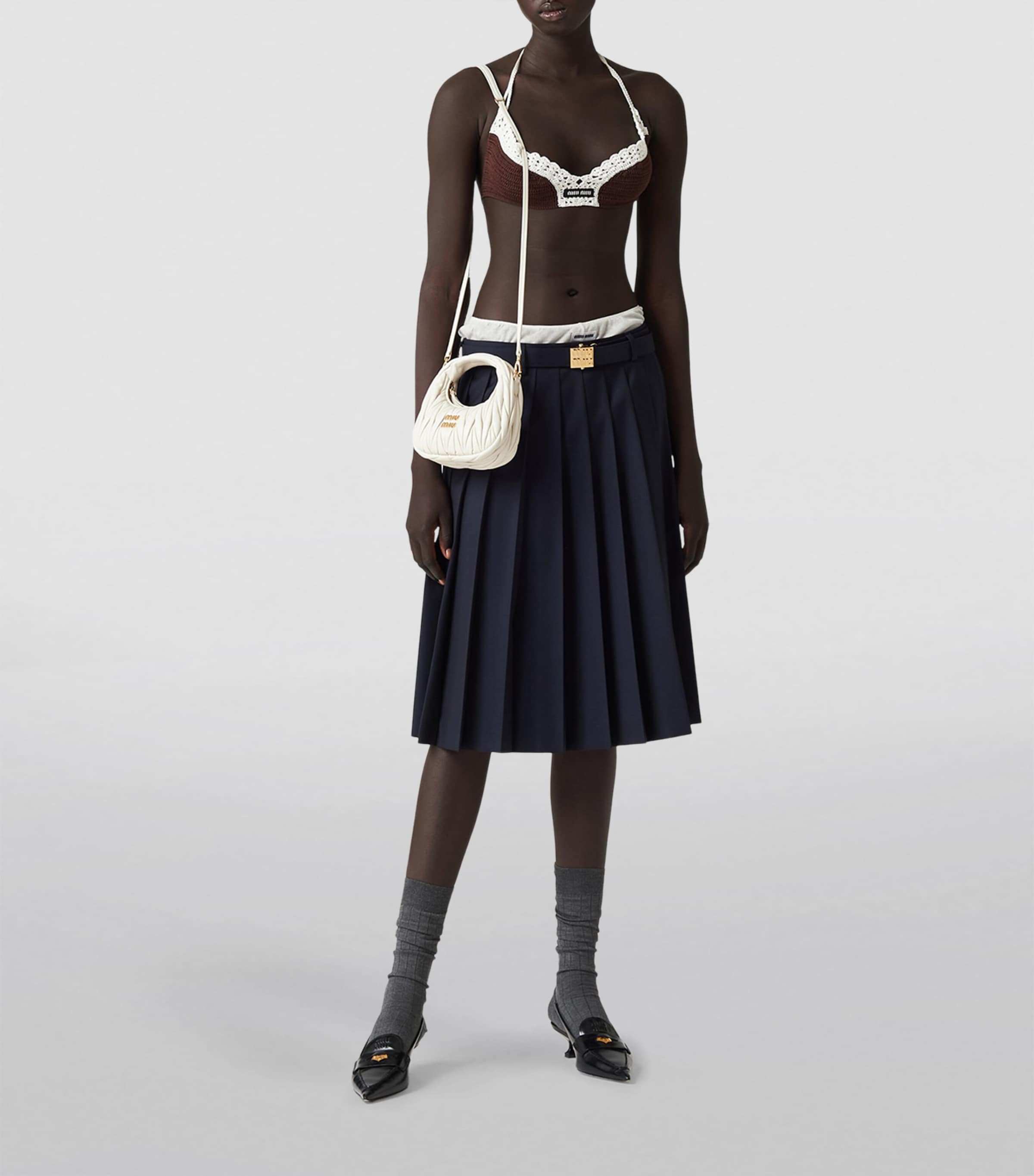 Mini Nappa Leather Wander Top-Handle Bag F0009 Image 6