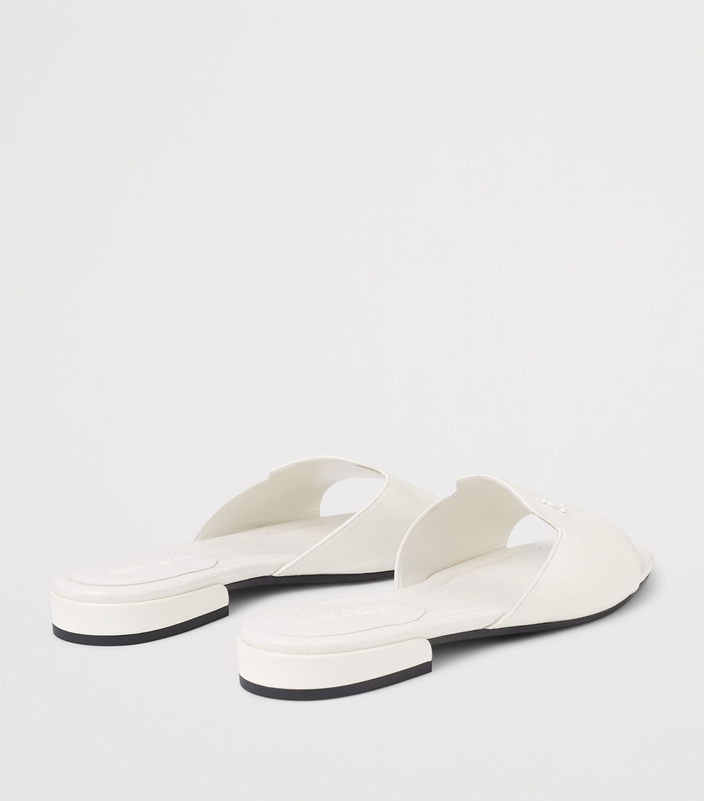 Jimmy Choo Dina Leather Sandals Latte Image 2