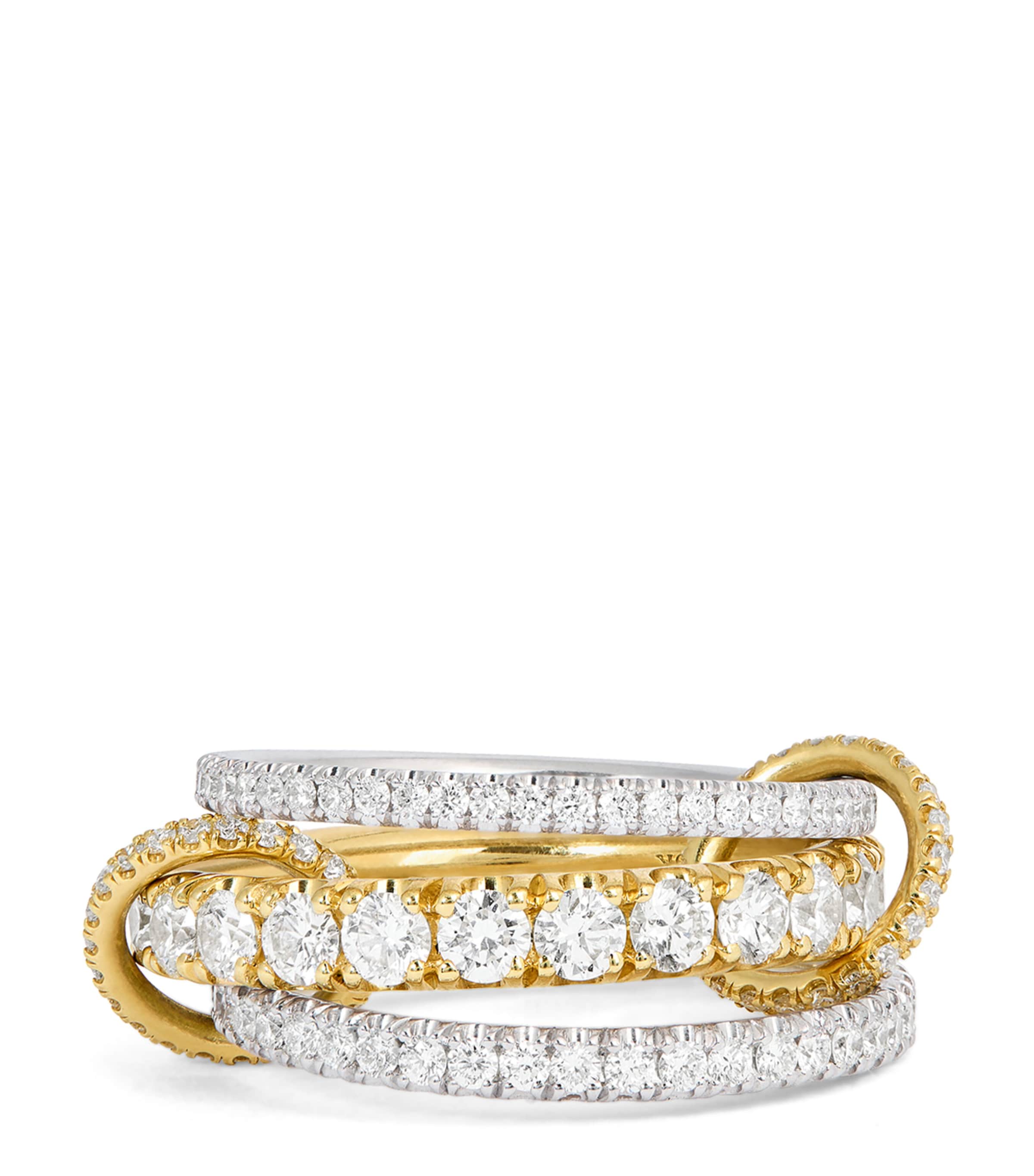 Spinelli Kilcollin Yellow Gold And Diamond Junia Ring In Gold