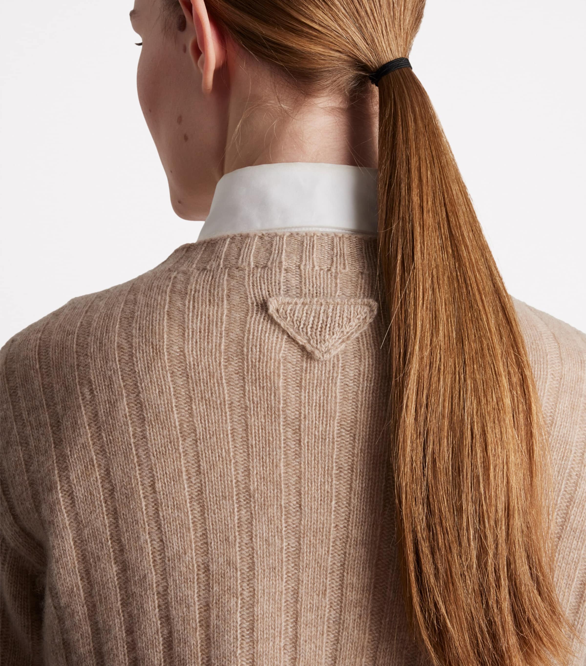 Re-Cashmere Cropped Sweater F0036 Image 6