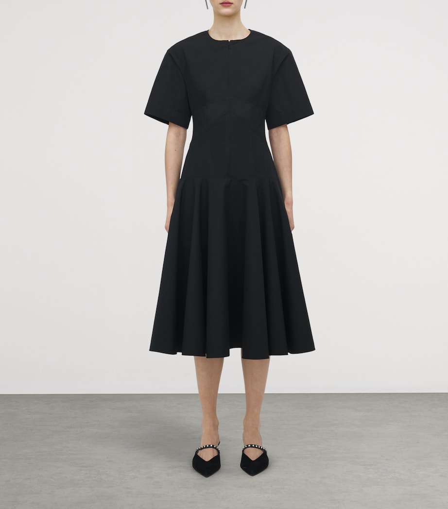Cotton Poplin Midi Dress 1000 Image 2