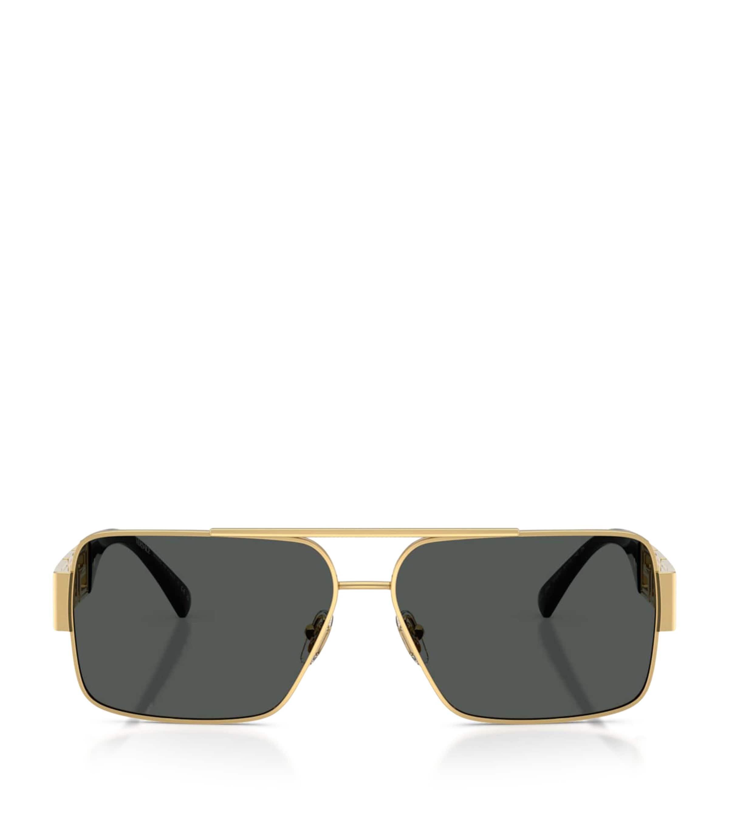 Wire-Frame Rectangular Sunglasses 100287 Image 1