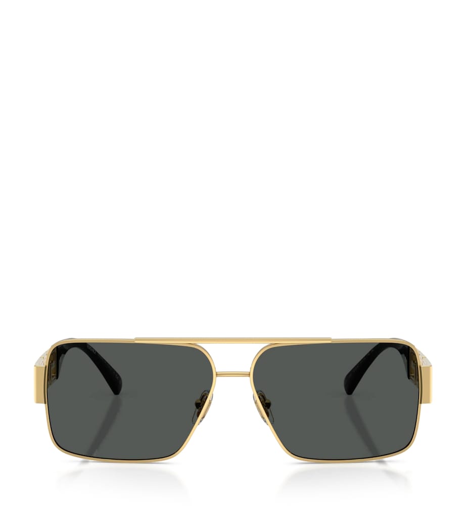 Wire-Frame Rectangular Sunglasses 100287 Image 1