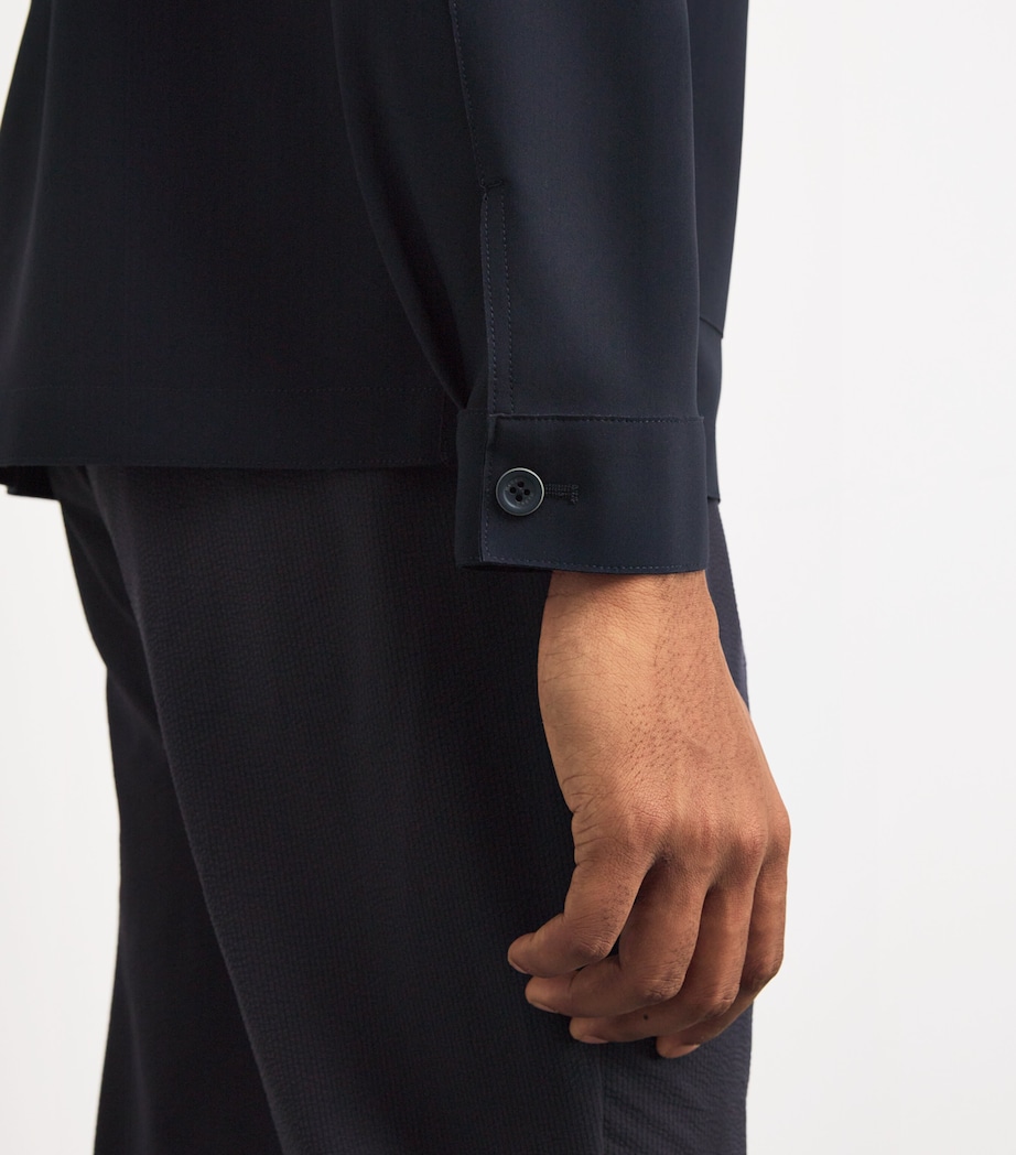 Collard Shirt Jacket 9200BLU NAVY Image 6