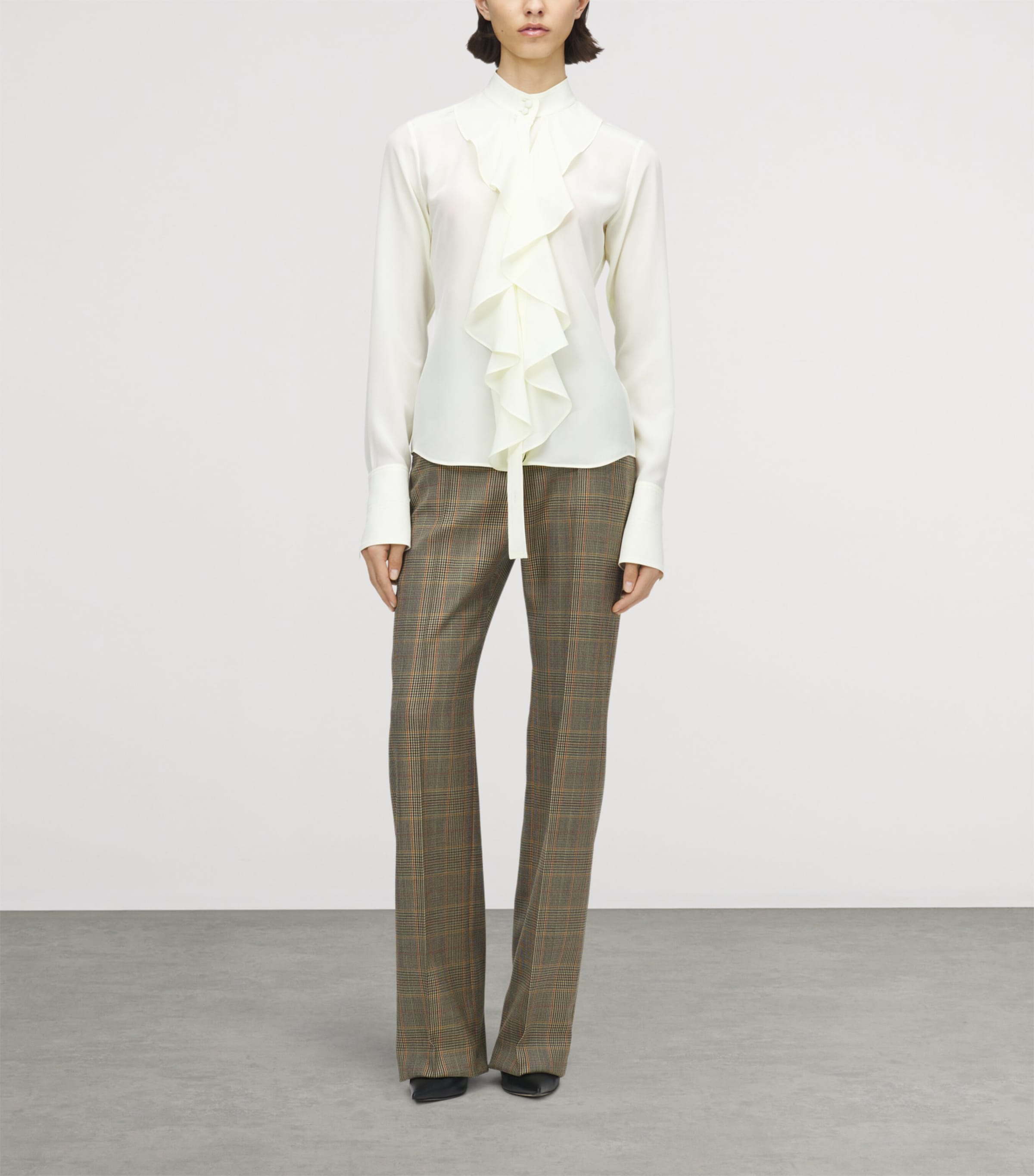 Silk Ruffle Blouse 9311 Image 2