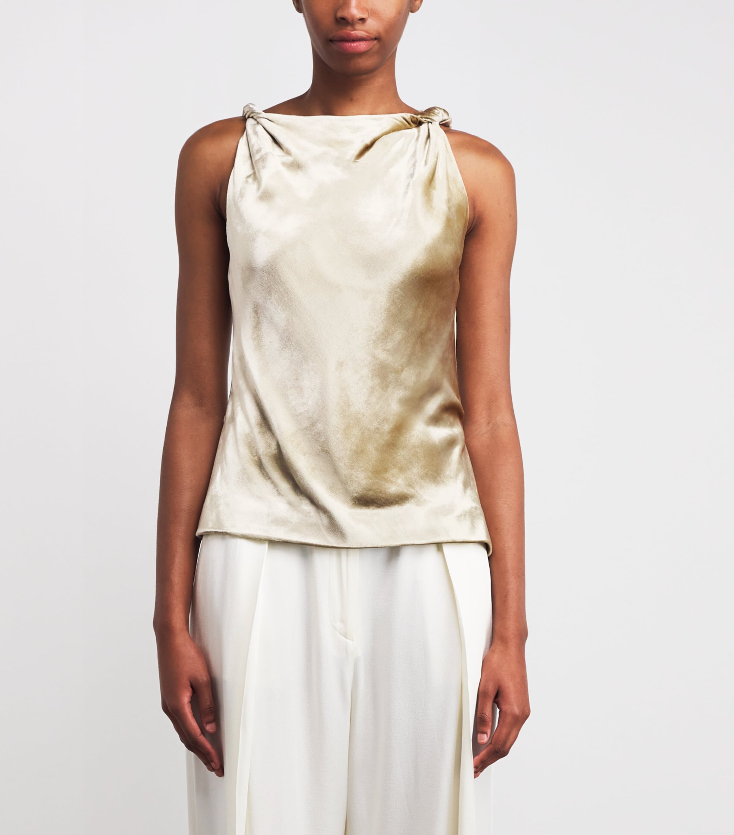 Velvet Selima Top CHAMPAGNE Image 3