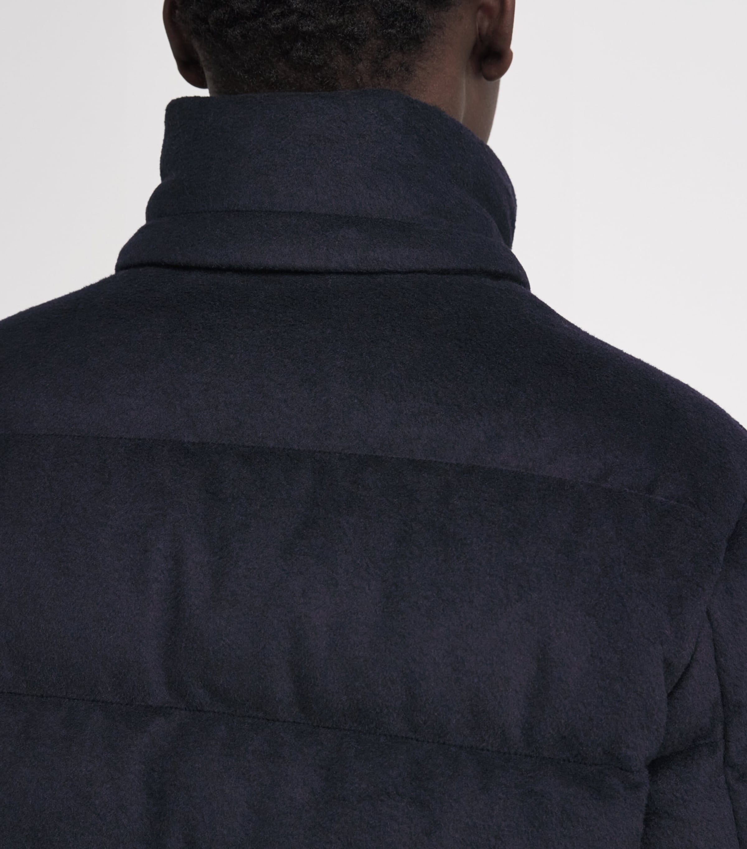 Down Melton Decker Puffer Jacket NAVY Image 6