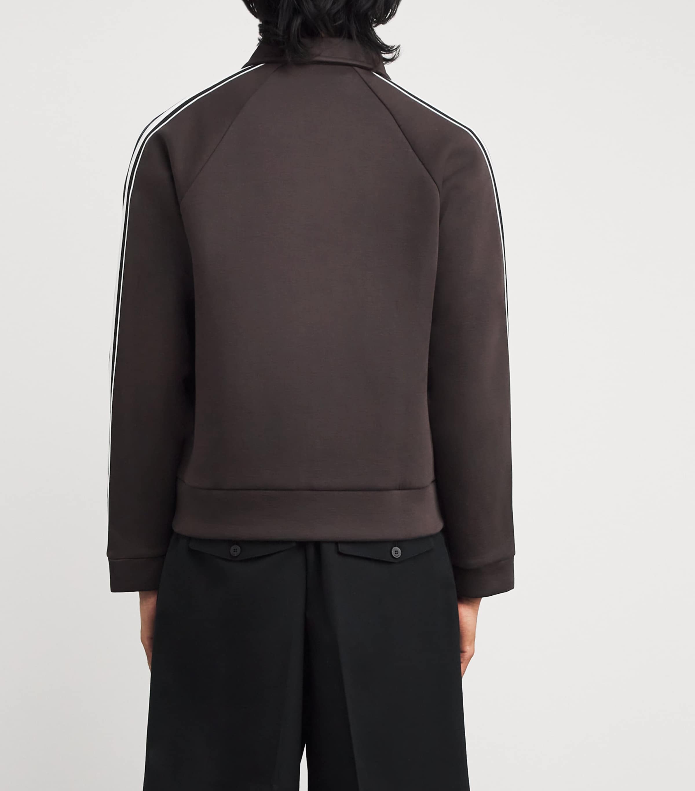 Cotton-Blend Track Jacket BROWN Image 4