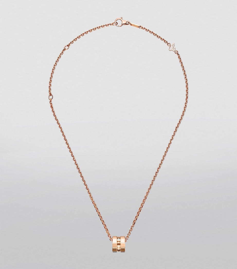 Rose Gold Ice Cube Necklace 18K ROSE GOLD Image 2