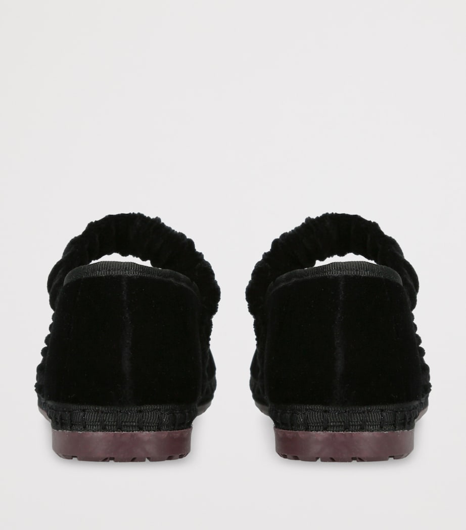 Velvet Mafalda Espadrilles BLACK Image 2