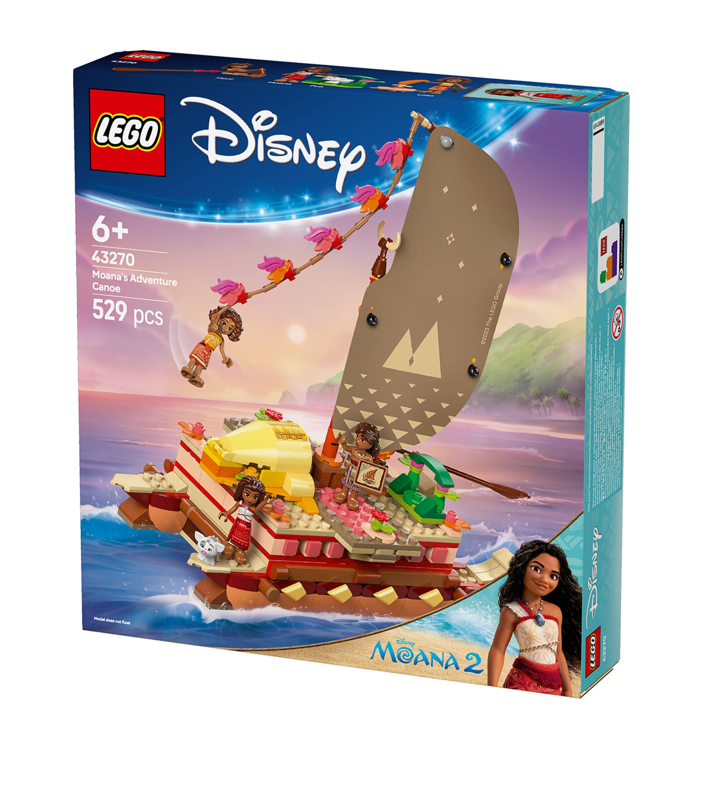Lego Disney Moana's Adventure Canoe 43270 Image 3