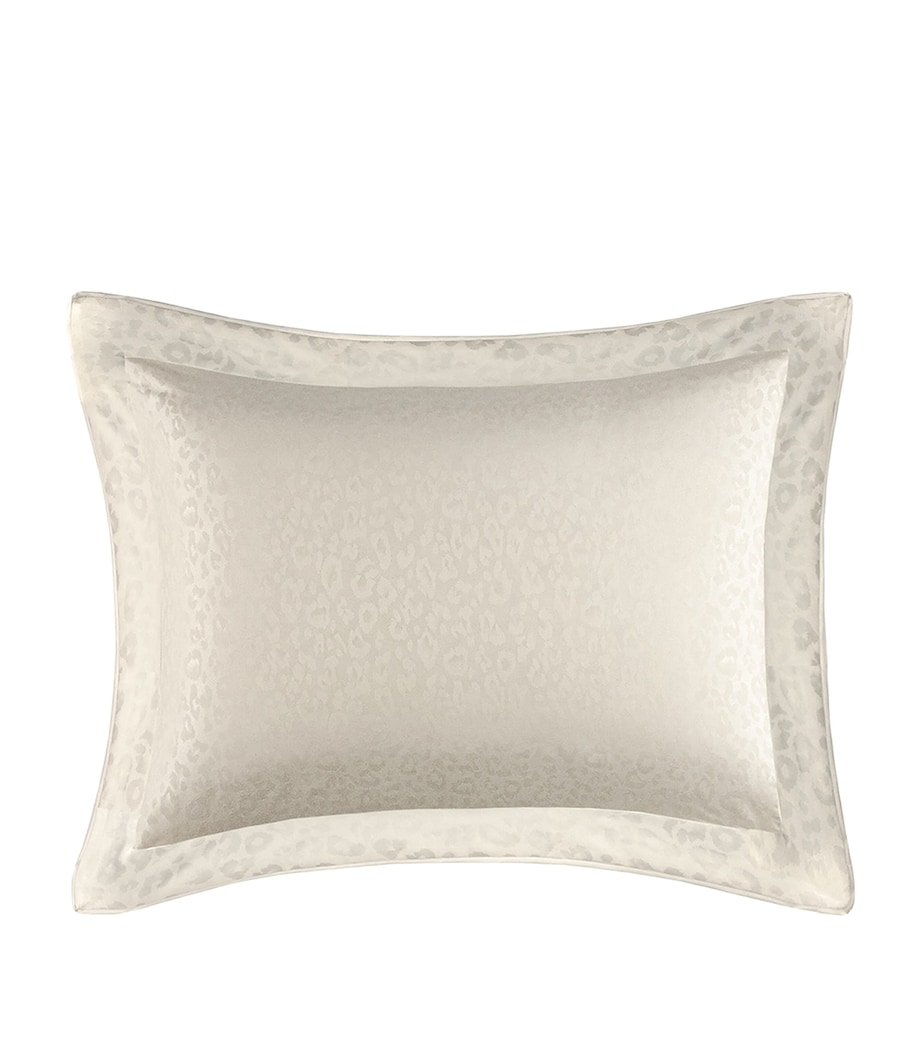 Leopard King Oxford Pillowcase (54cm x 94cm) MILK Image 1