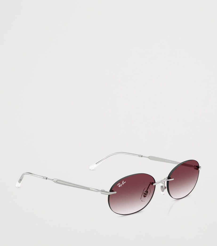 RB3767 Metal Oval Sunglasses 003/8H Image 6