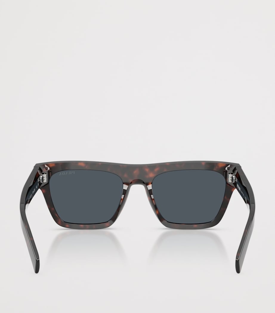 Acetate Rectangular Sunglasses 17N70B Image 4