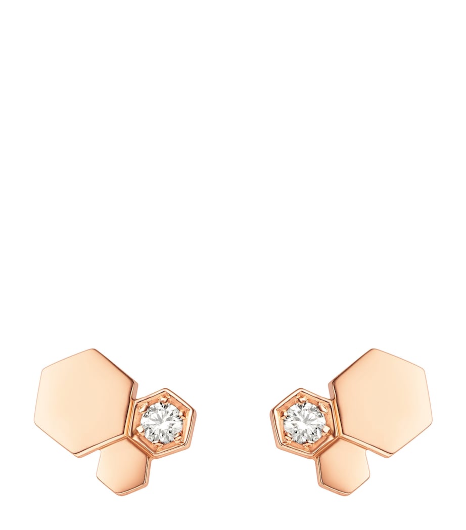 Rose Gold and Diamond Bee de Chaumet Earrings PINK GOLD Image 1