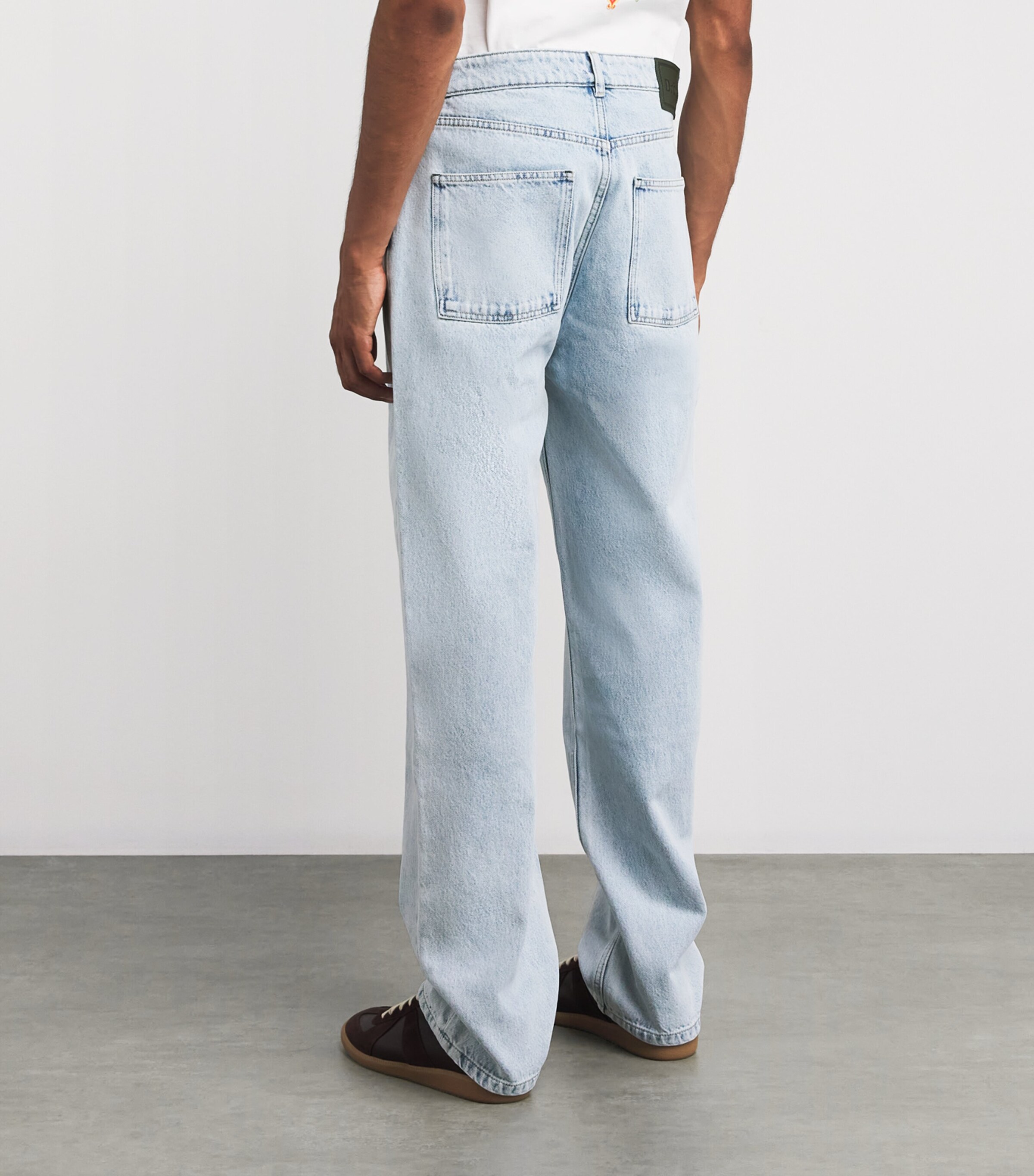 Cord-Pocket Straight Jeans LBE / LIGHT BLUE Image 4