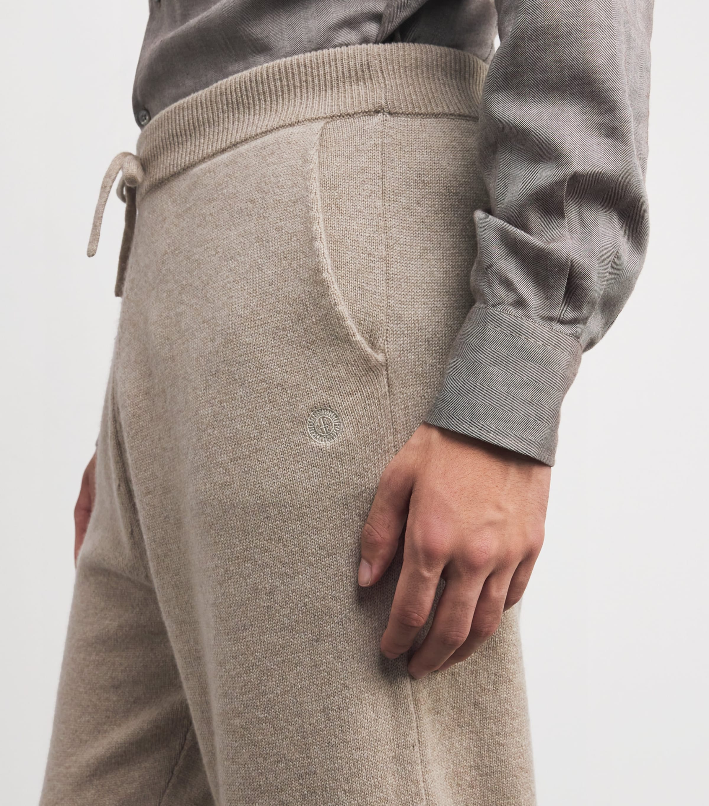 Cashmere Sweatpants DARK MEDIUM DYED Image 6