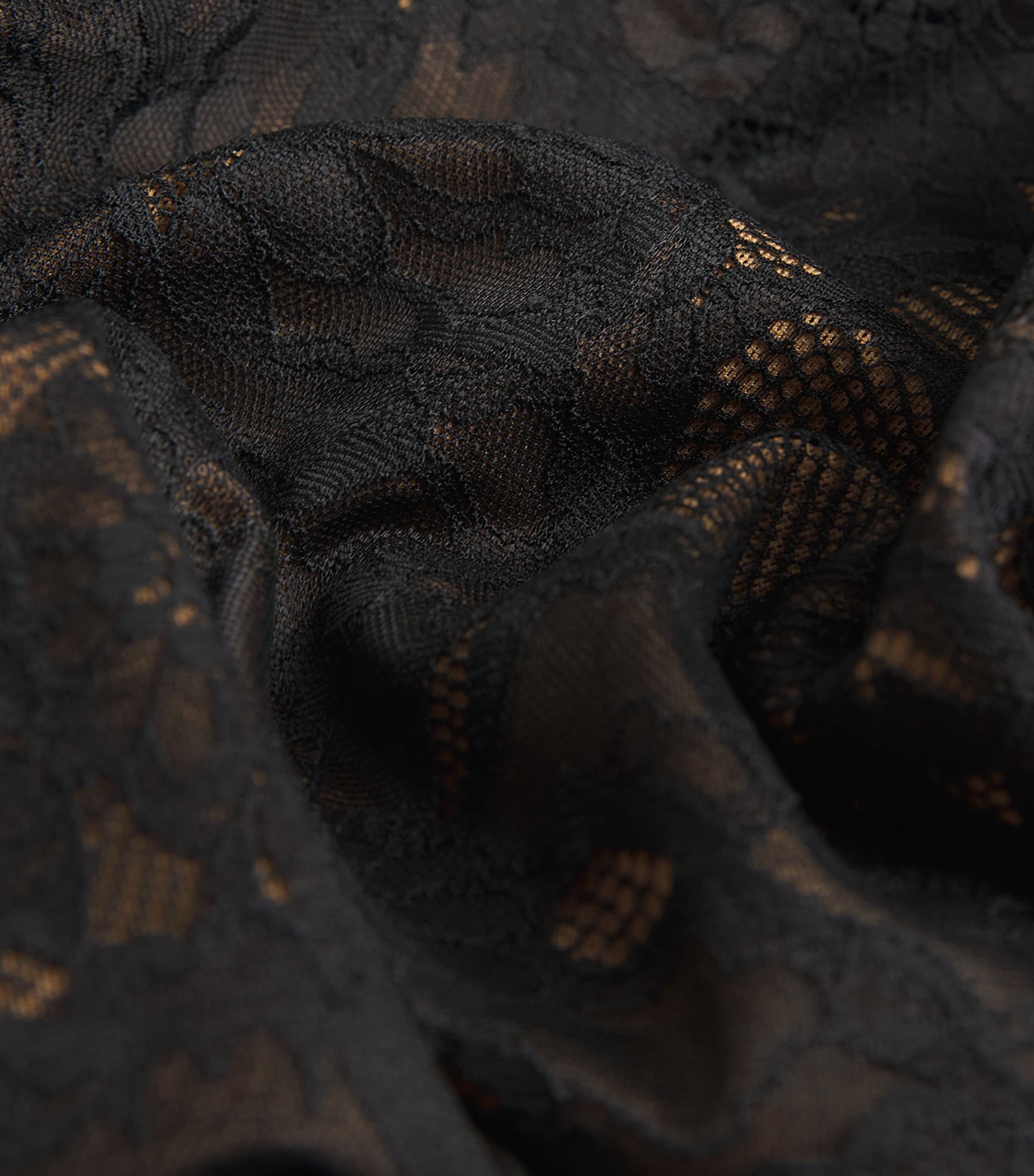 Lace Eleri Midi Skirt DBLK BLACK Image 5