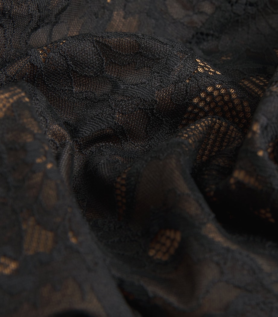 Lace Eleri Midi Skirt DBLK BLACK Image 5