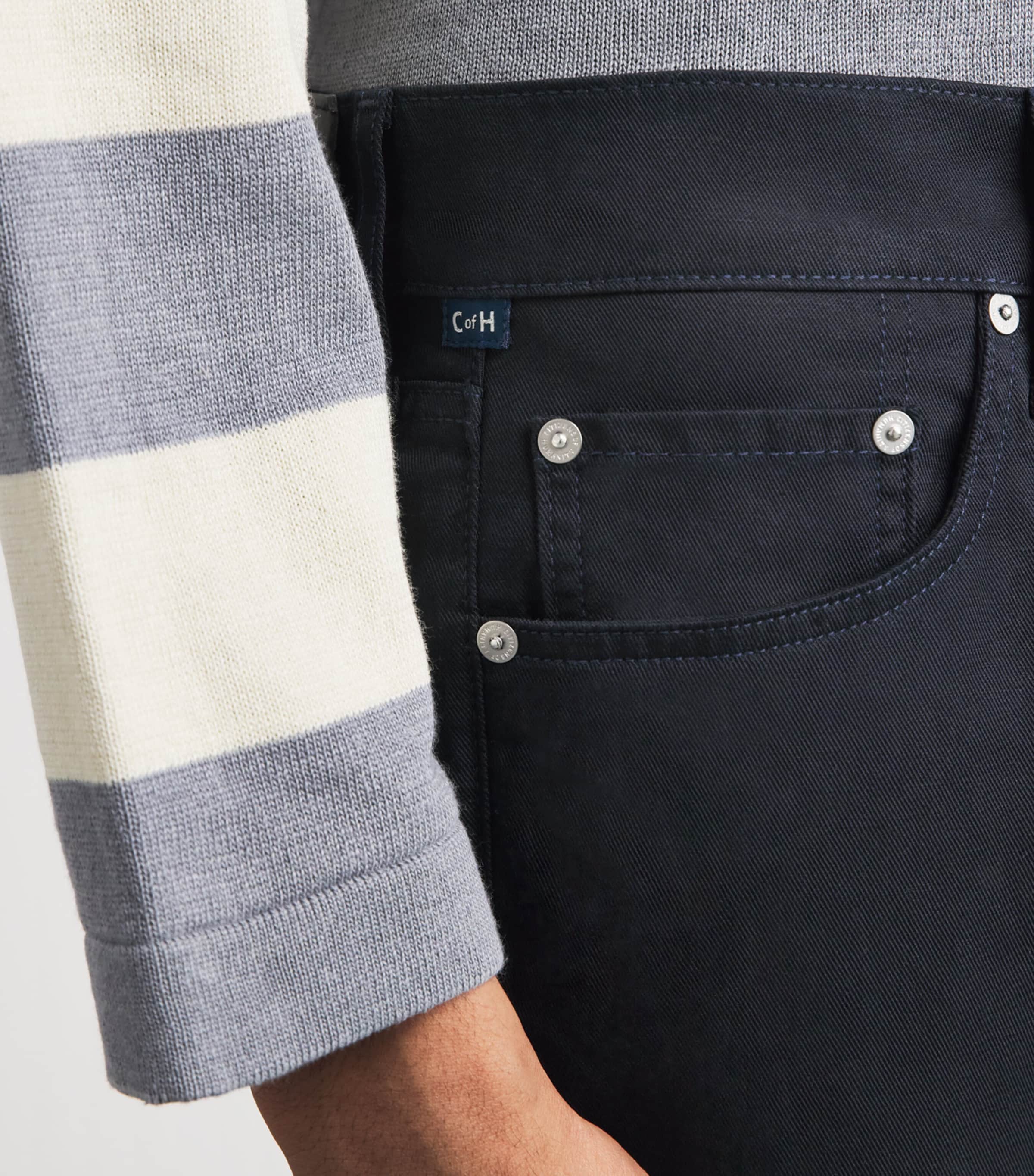 Citizens of Humanity Mens Elijah Straight Jeans Navy Image 3