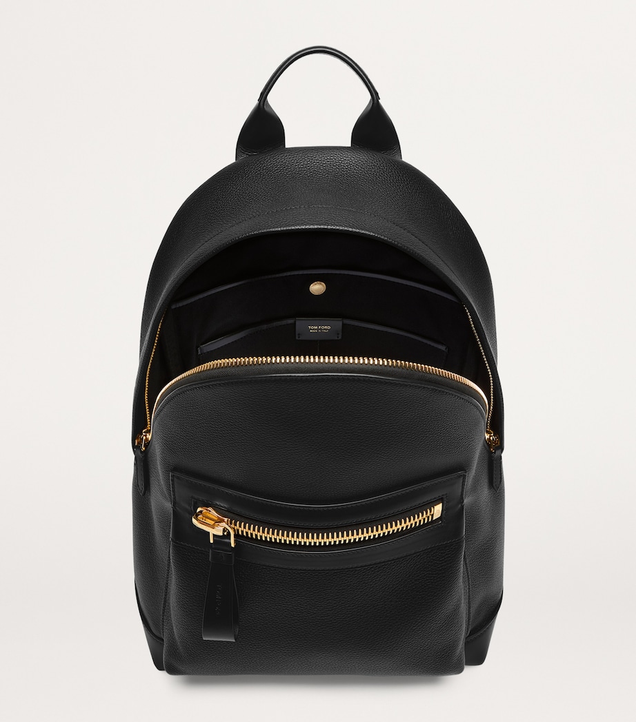Grained Leather Buckley Backpack 1N001 Image 4