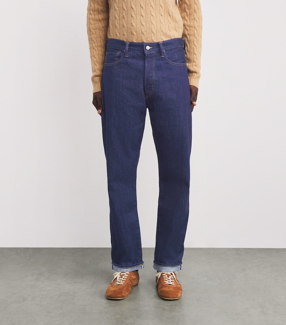 Selvedge Straight-Leg Sullivan Jeans BLUE Image 3