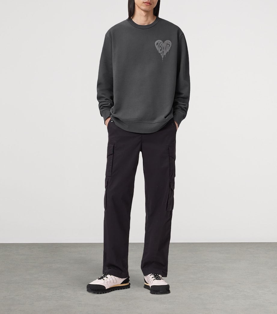 Cotton Trip Sweatshirt WASHED BLACK Image 2