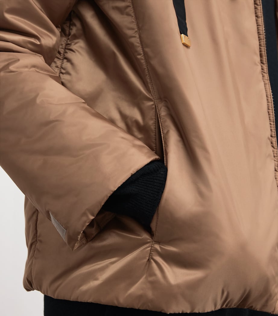 Water-Repellent Padded Jacket CARAMEL Image 6