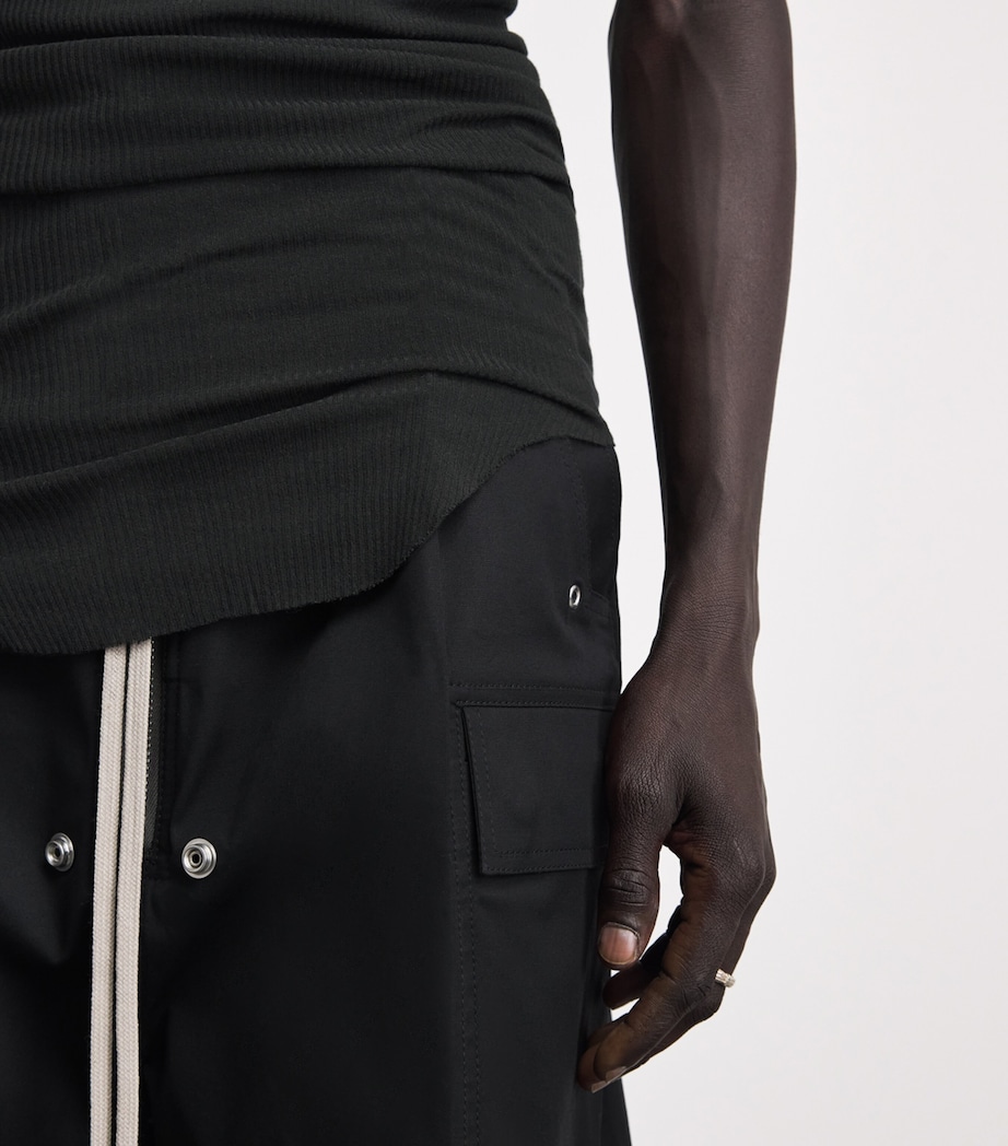 Rick Owens Mens Basic Ribbed Tank Top Black Image 3