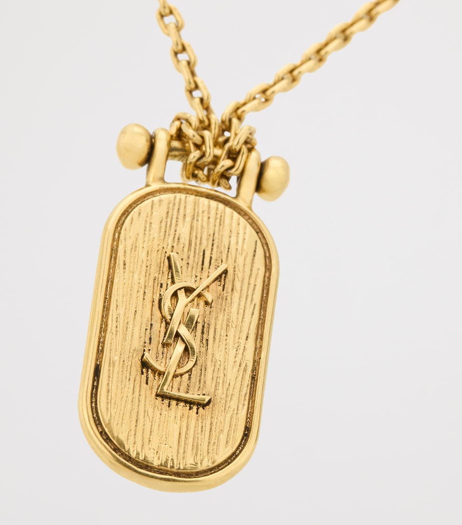 Saint Laurent Cassandre Tablet Necklace Image 3