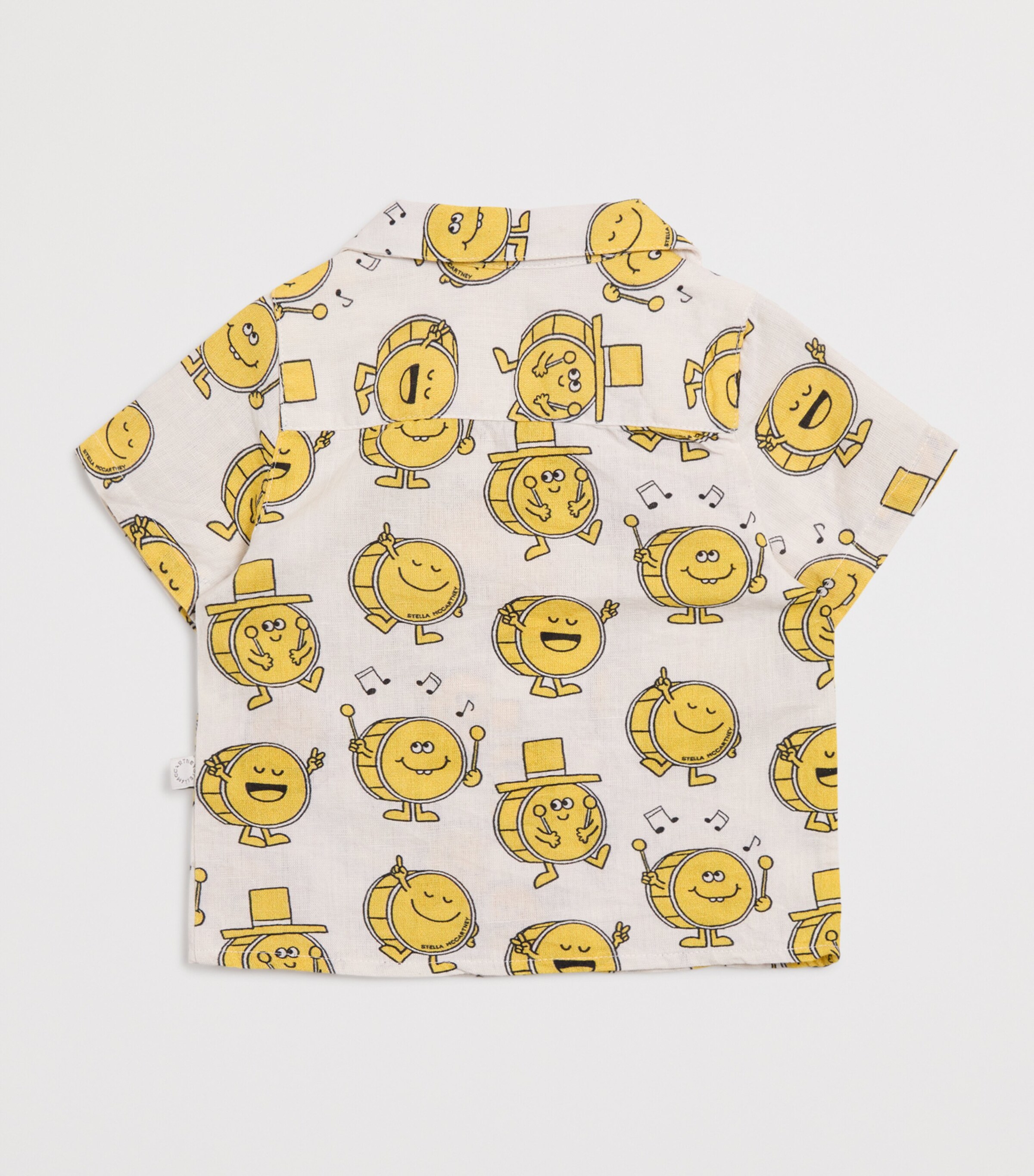 Stella McCartney Kids Organic Cotton-Linen Printed Shirt (3-36 Months) Image 2
