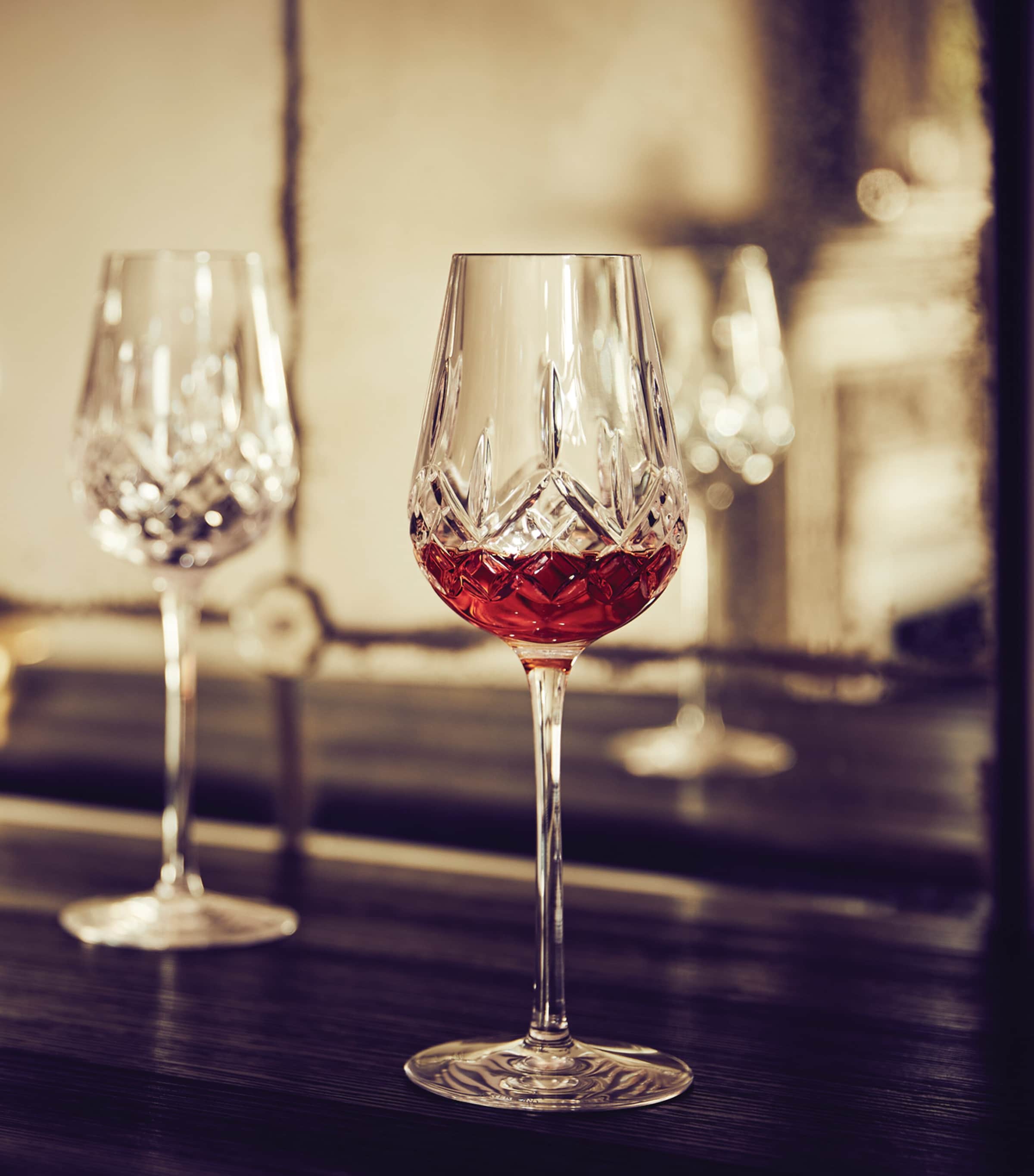 Set of 2 Lismore Cognac Glasses (310ml) CLEAR Image 2