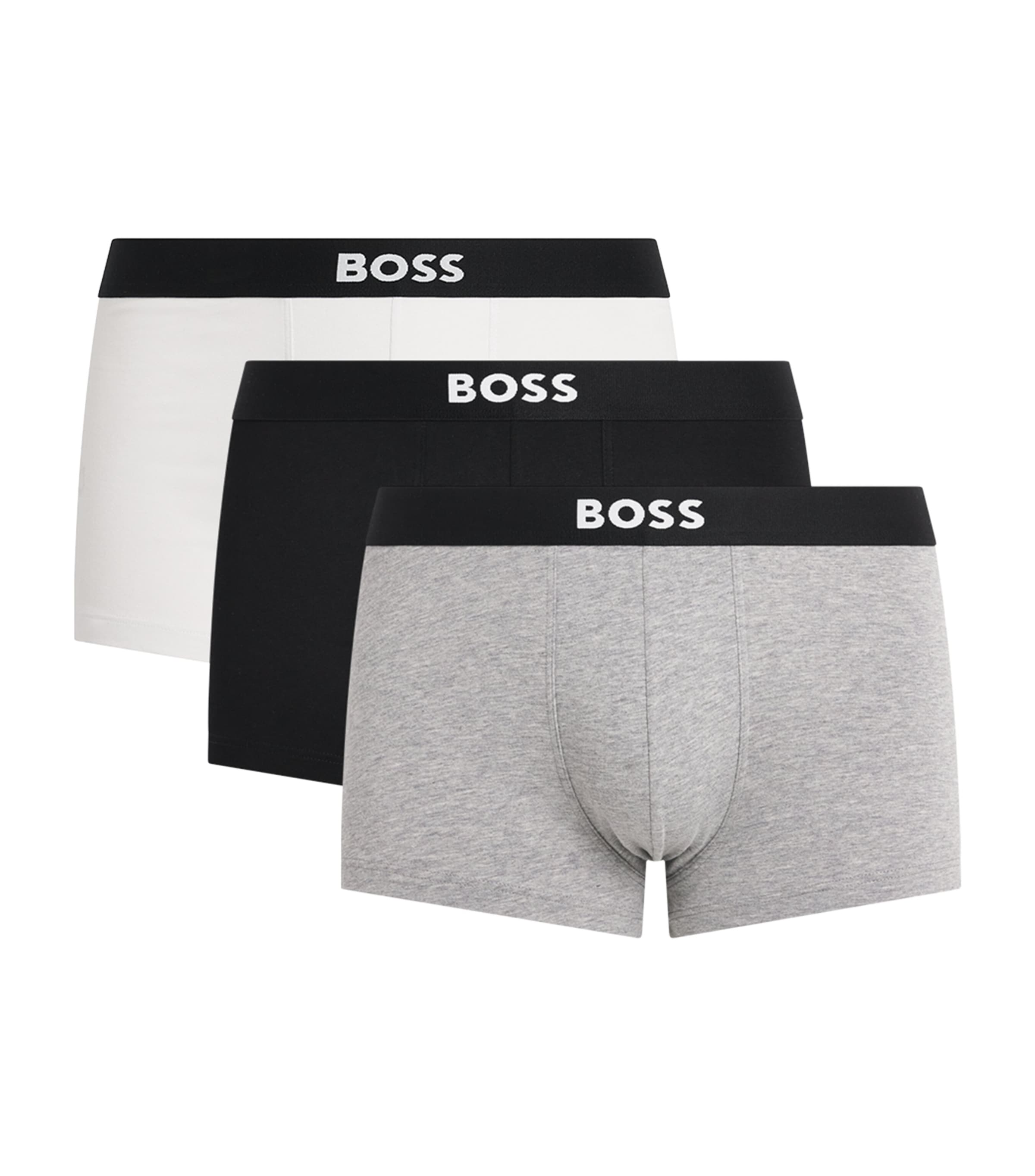 Shop Hugo Boss Organic Cotton-blend Boxers