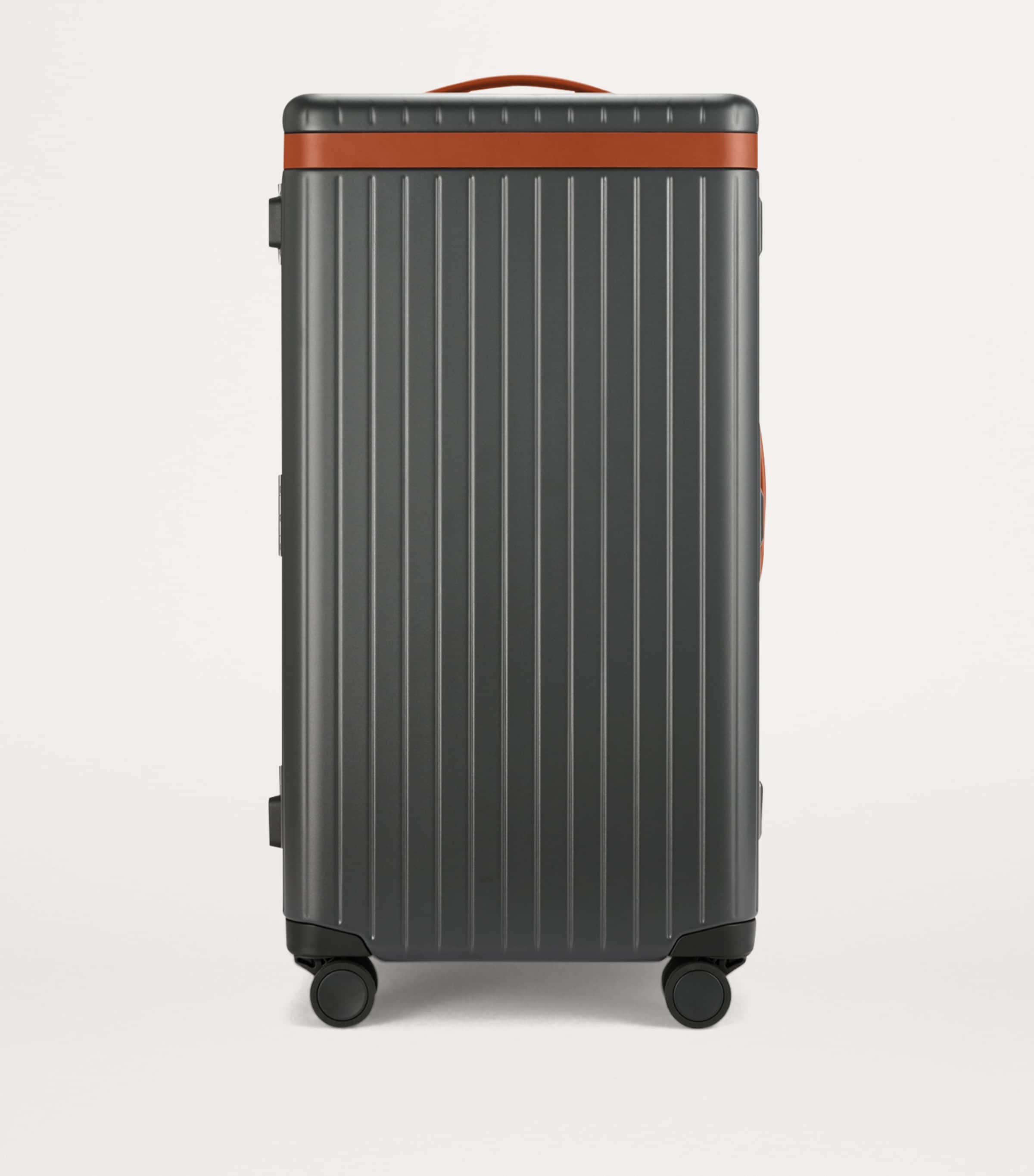 Trunk Spinner Check-In Suitcase (73cm) GREY/ COGNAC Image 6