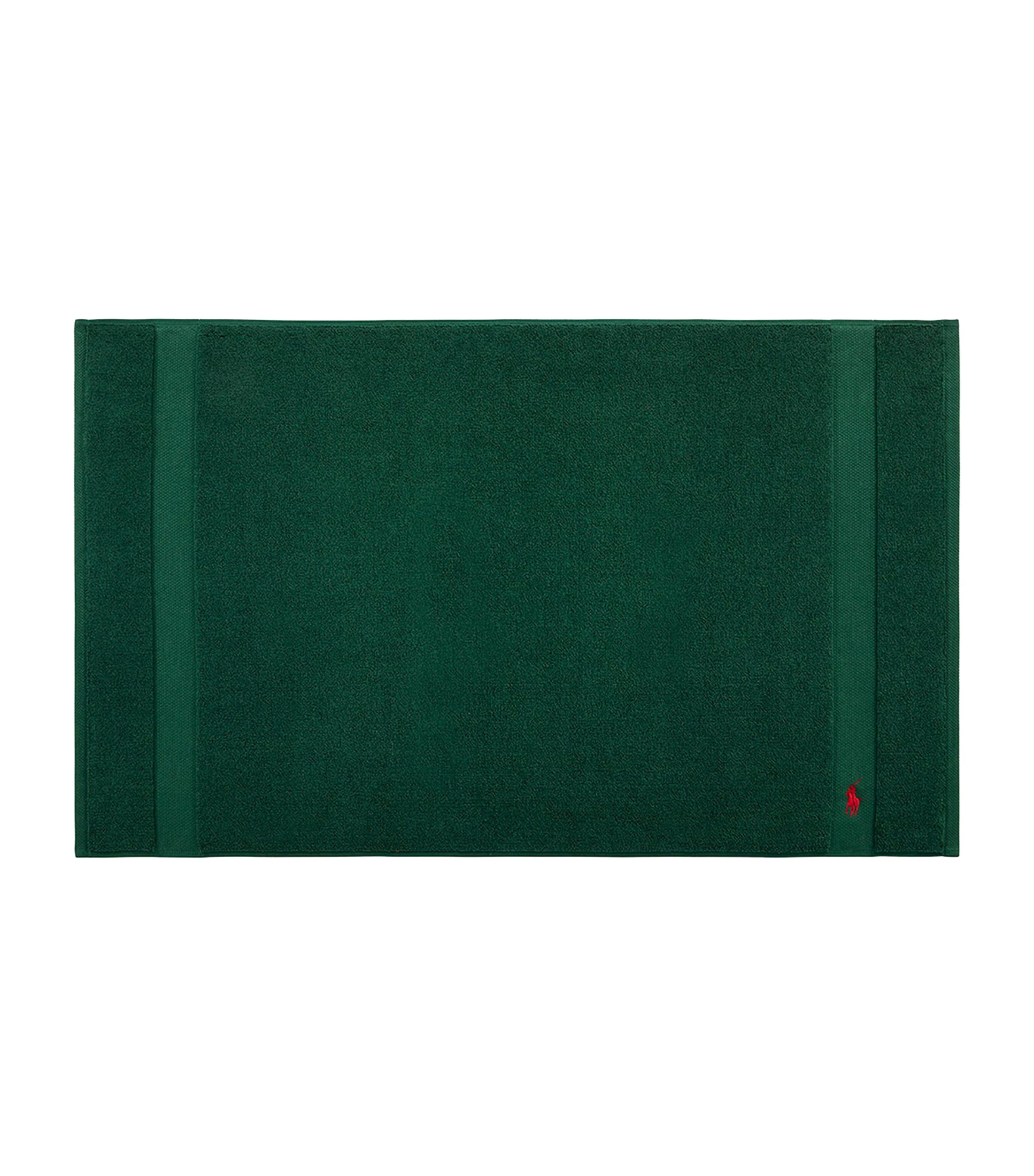 Shop Ralph Lauren Polo Player Bath Mat In Green