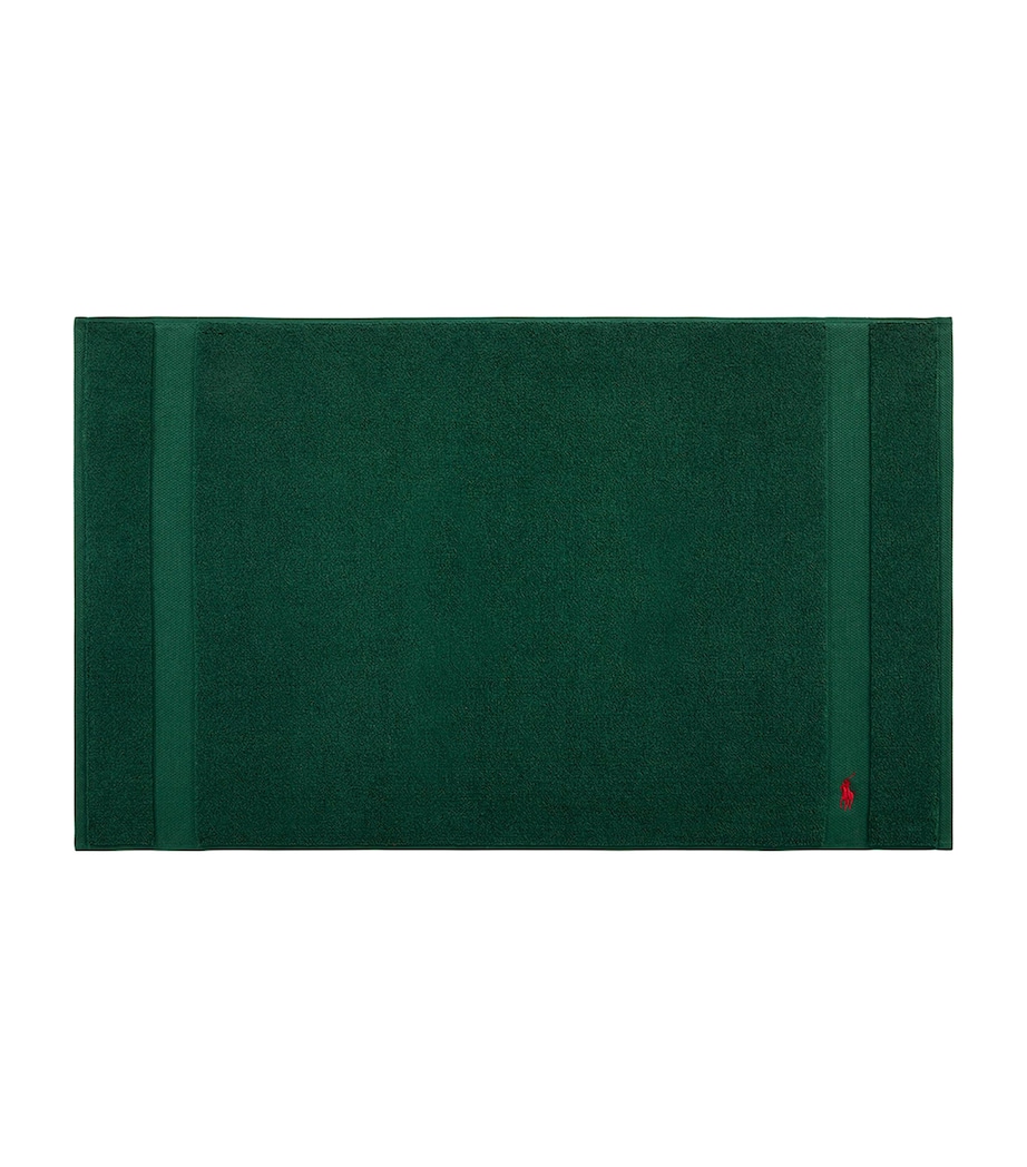 Ralph Lauren Home Polo Player Bath Mat (55cm x 90cm) College Green Image 1