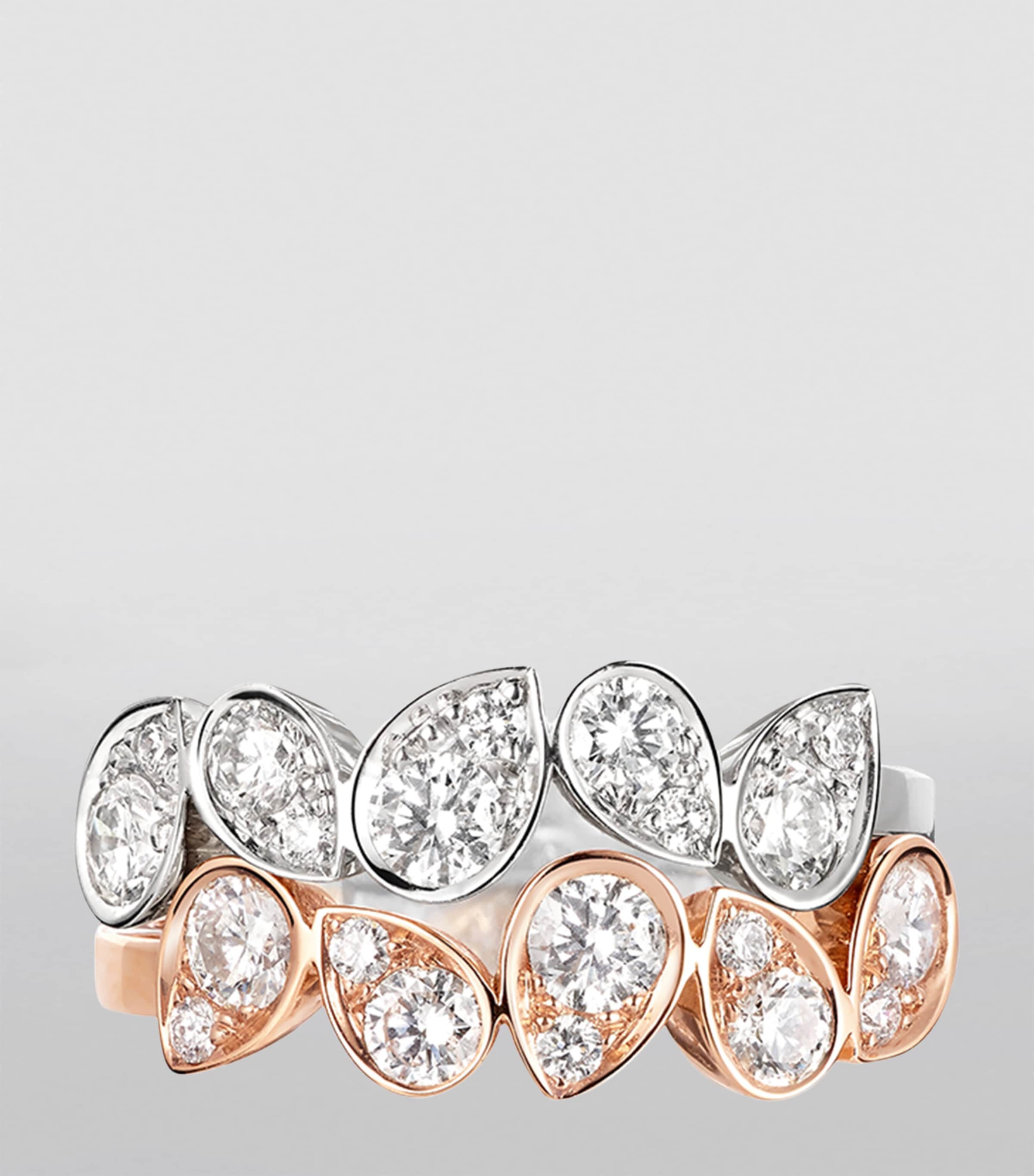 White Gold and Diamond Joséphine Ronde d'Aigrettes Ring WHITE GOLD Image 3