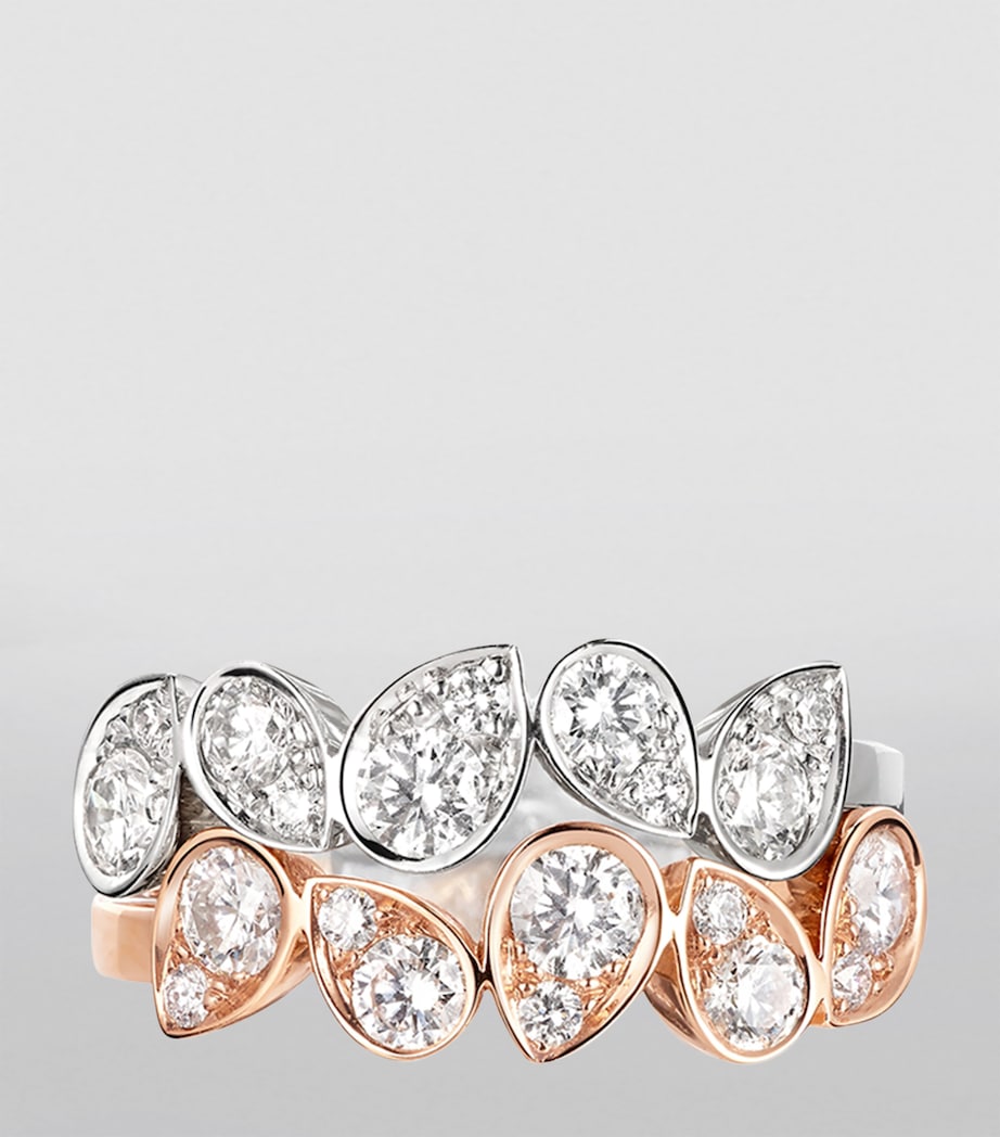 White Gold and Diamond Joséphine Ronde d'Aigrettes Ring WHITE GOLD Image 3