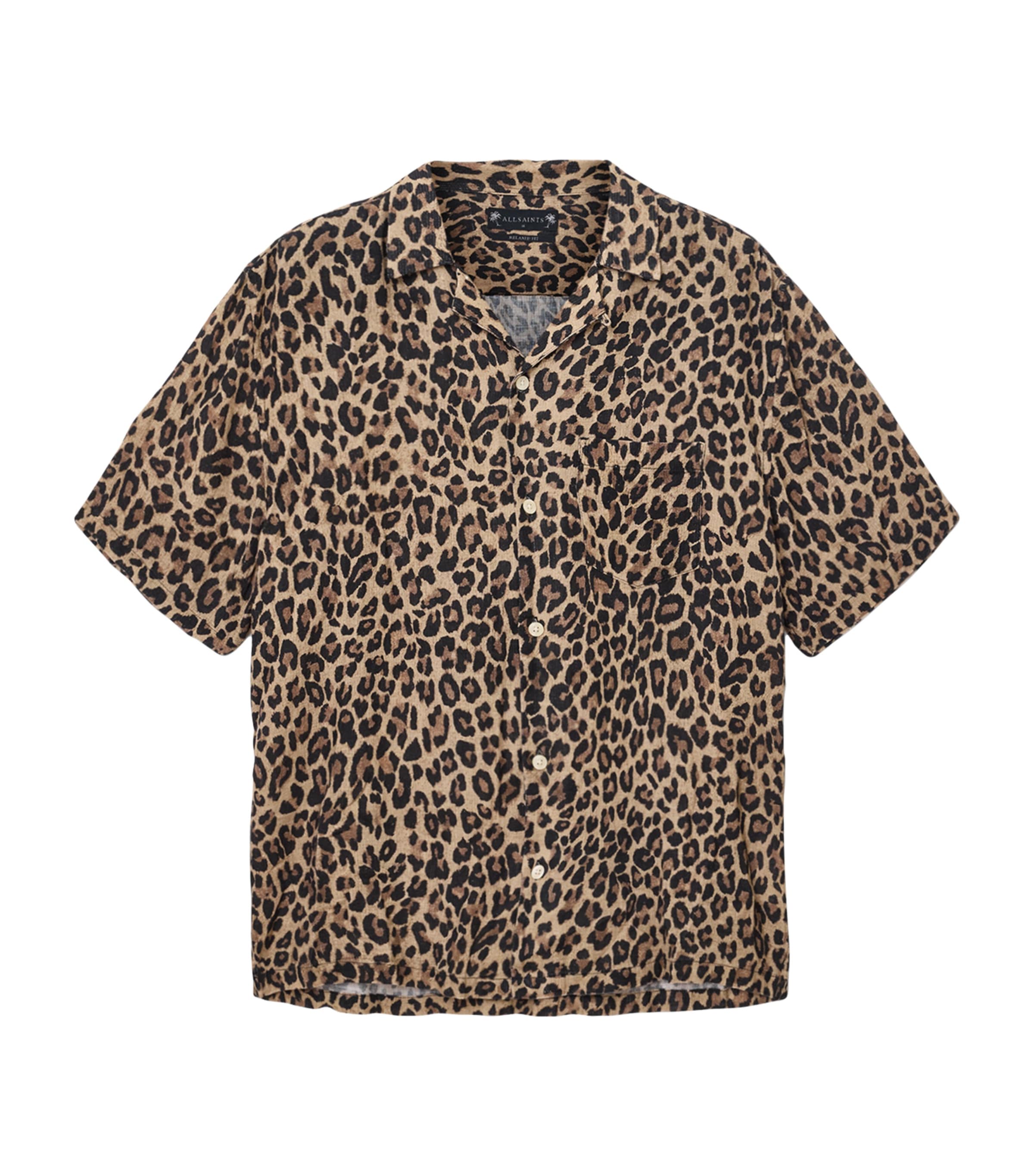 Short-Sleeve Leopardone Shirt BRONZE BROWN Image 1