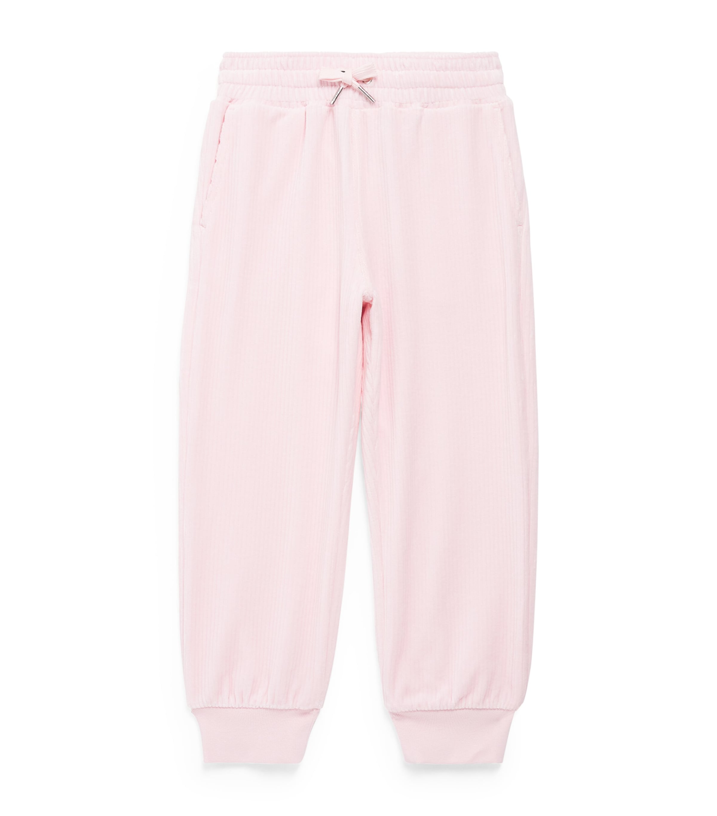 Givenchy Kids' Corduroy Script Logo Sweatpants In Pink
