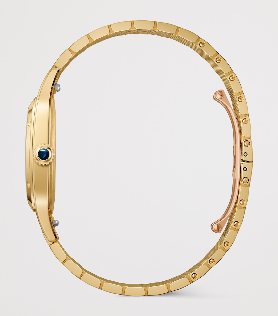 Cartier Large Yellow Gold Santos-Dumont Watch 31.4mm Yellow Gold Image 3