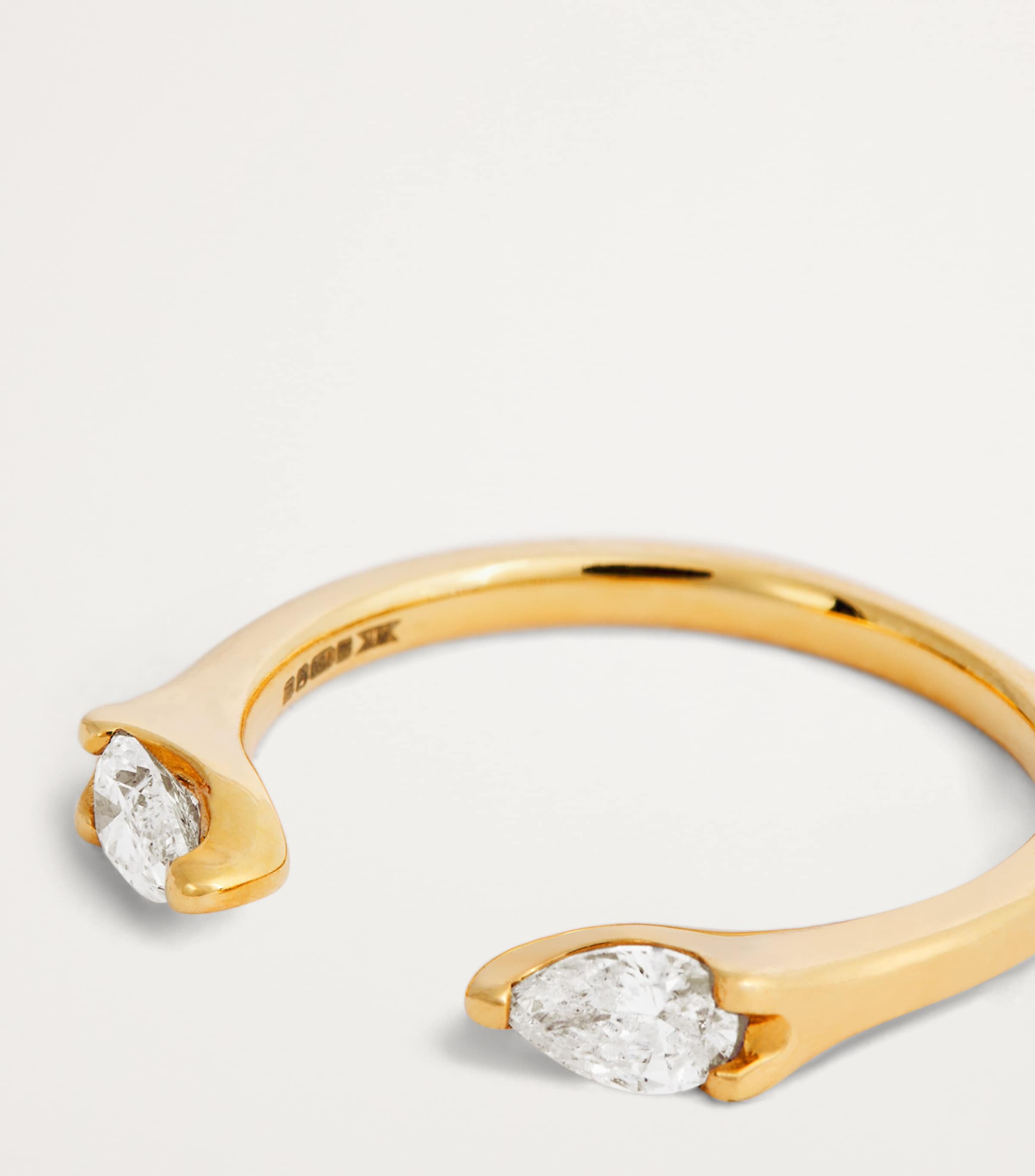 Anita Ko Yellow Gold and Diamond Orbit Ring Yellow Gold Image 6