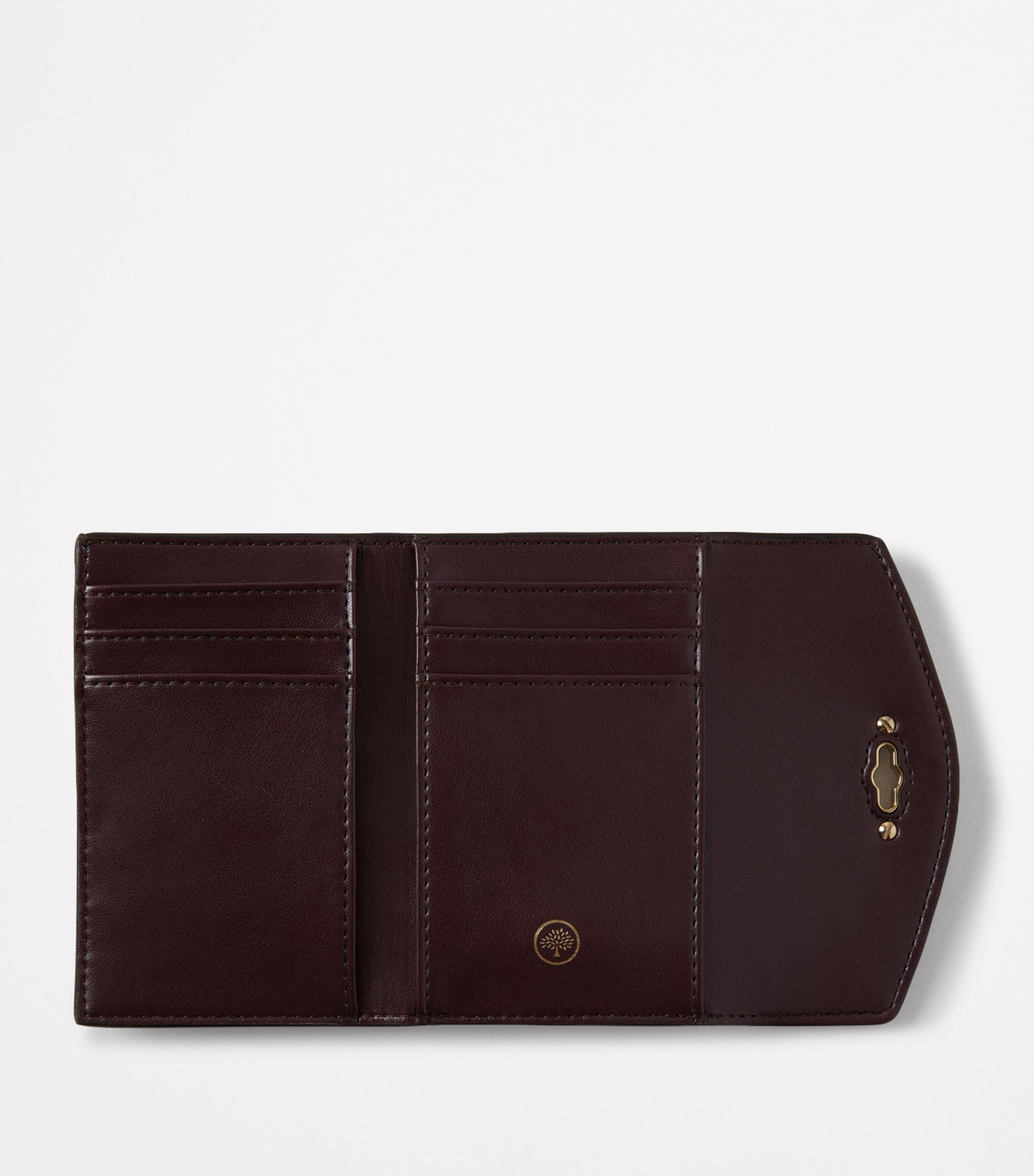 Leather Folded Darley Wallet BRIGHTON BLUE Image 3