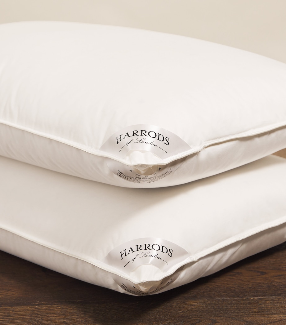 Down Medium-Soft A1-Grade Standard Pillow (50cm x 75cm) WHITE Image 3