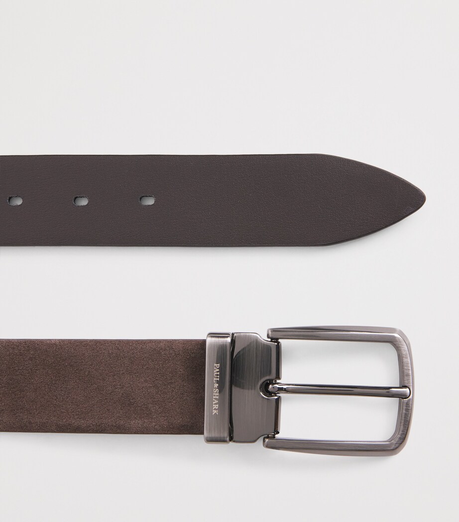 Paul & Shark Suede Belt Brown Image 3