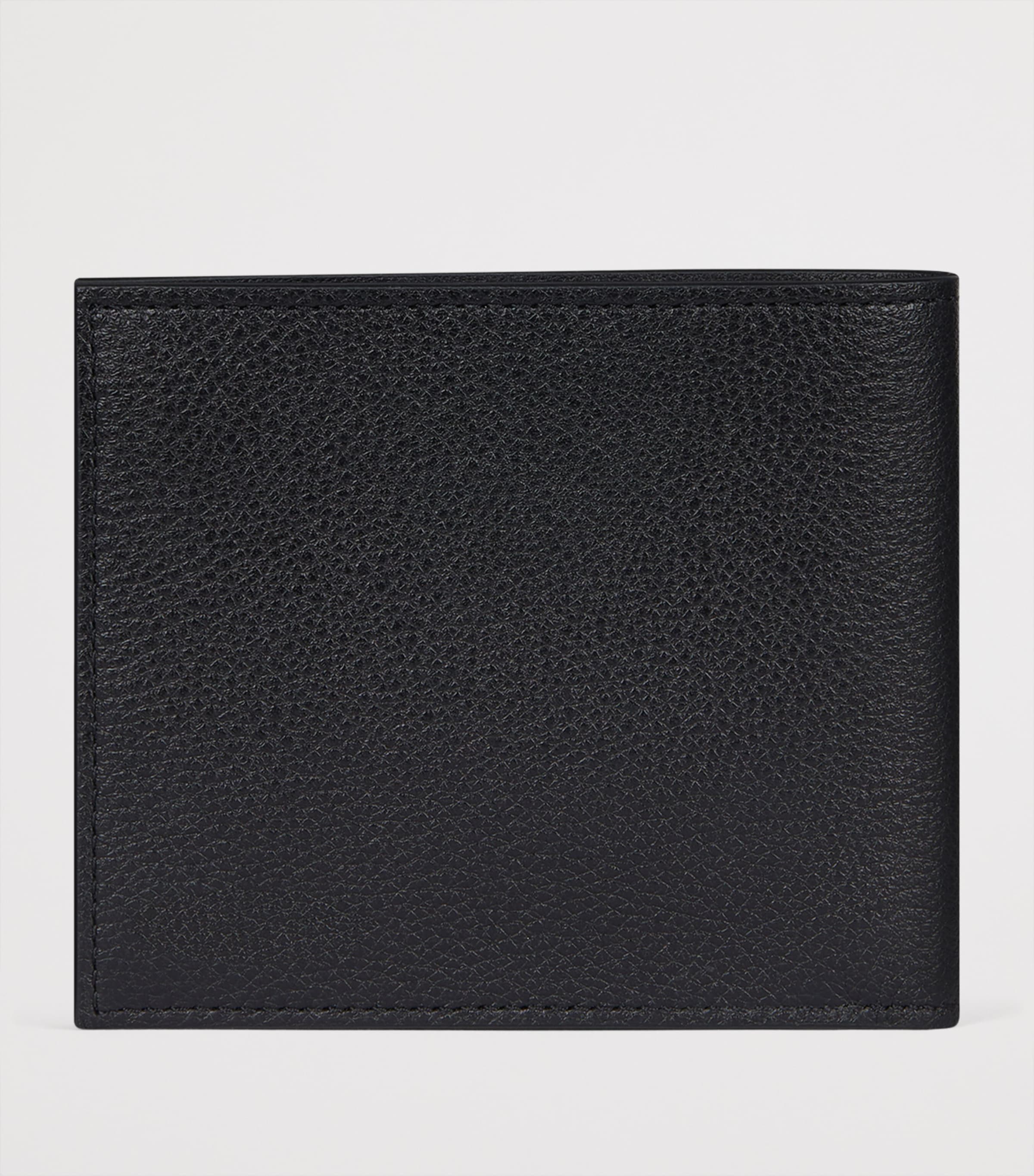 Leather 8CC Bifold Wallet BLACK Image 2